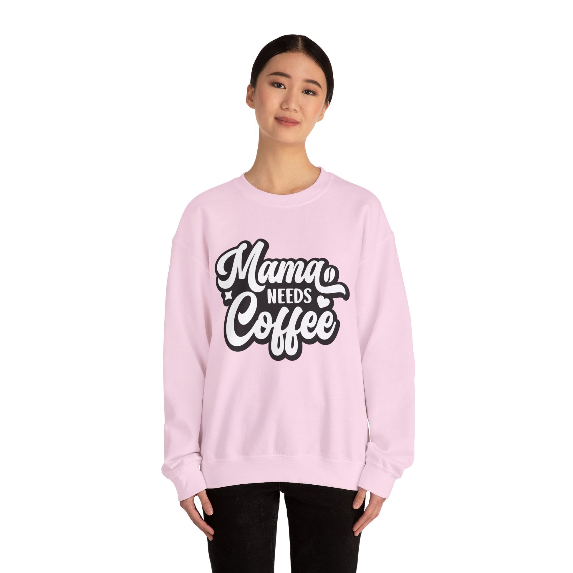 Mama needs Coffee Sweatshirt, Coffee Lovers Crewneck Sweatshirt