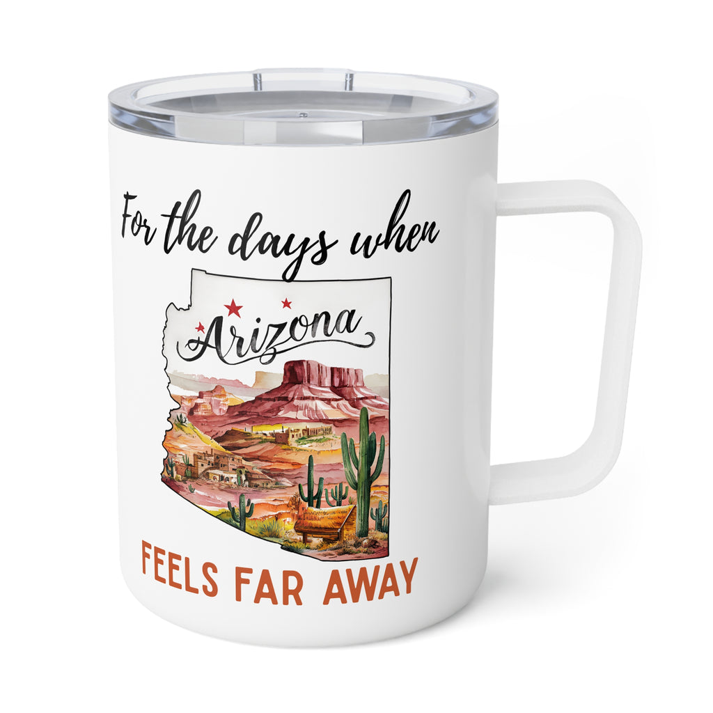 Arizona Insulated Coffee Mug, State Mug, Housewarming candle