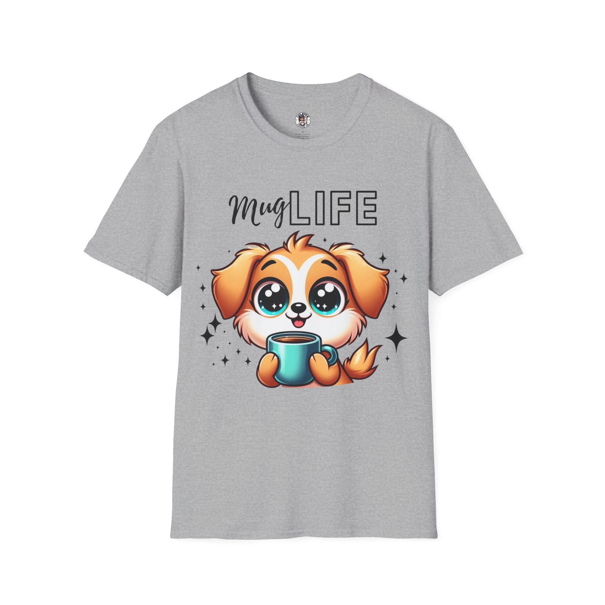 Mug Life Cute Puppy Unisex Softstyle T-Shirt