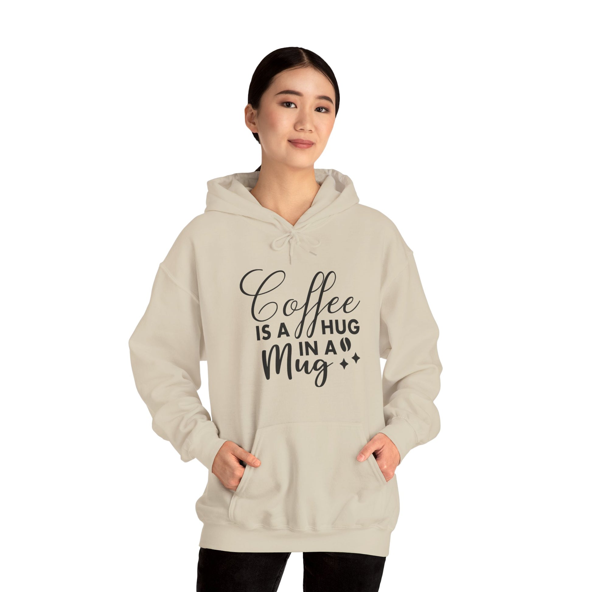 Coffee Is A Hug In A Mug Sweatshirt, Cozy Unisex Gift for Coffee Lovers