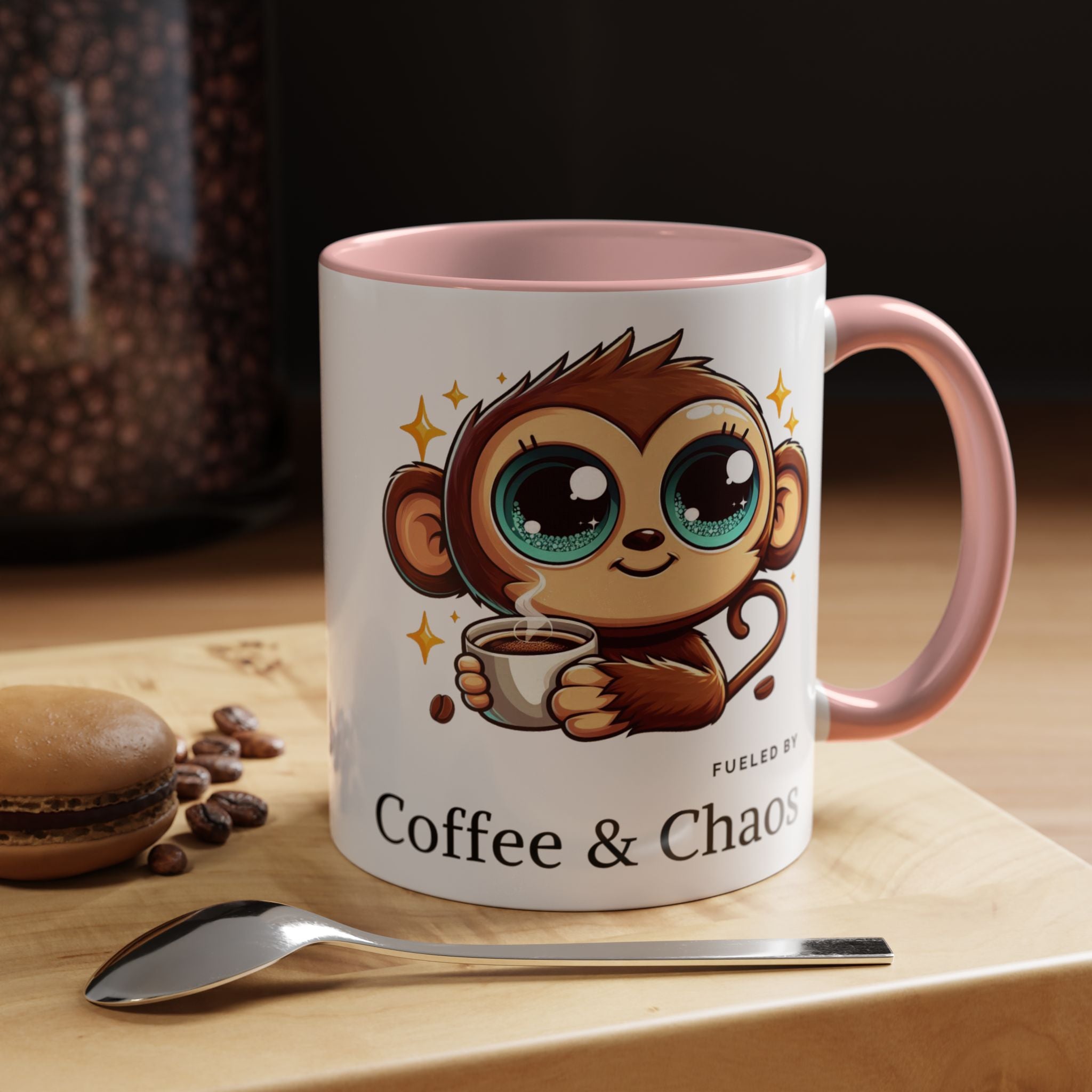 Whimsical Monkey Coffee Mug, Fun Gift for Coffee Lovers, Playful Kitchen Decor, Ideal for Birthdays, Christmas, Monkey Enthusiasts, [...]