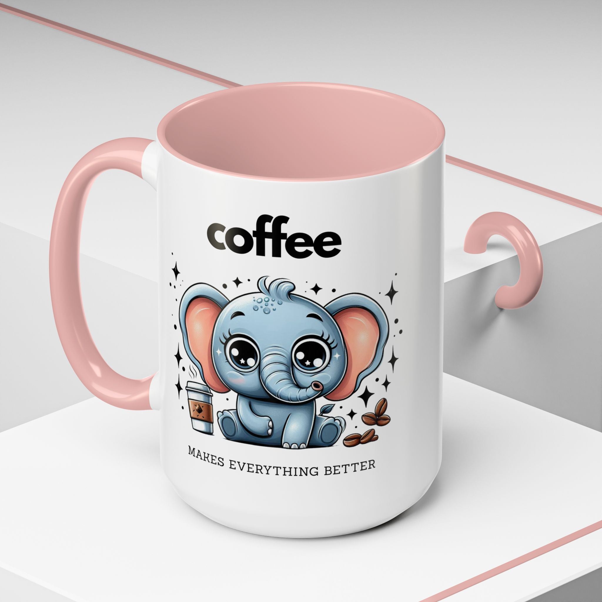Adorable Elephant Coffee Mug | Cute Animal Gift | Perfect for Coffee Lovers | Mug for Home or Office | Birthday, Holiday Gift
