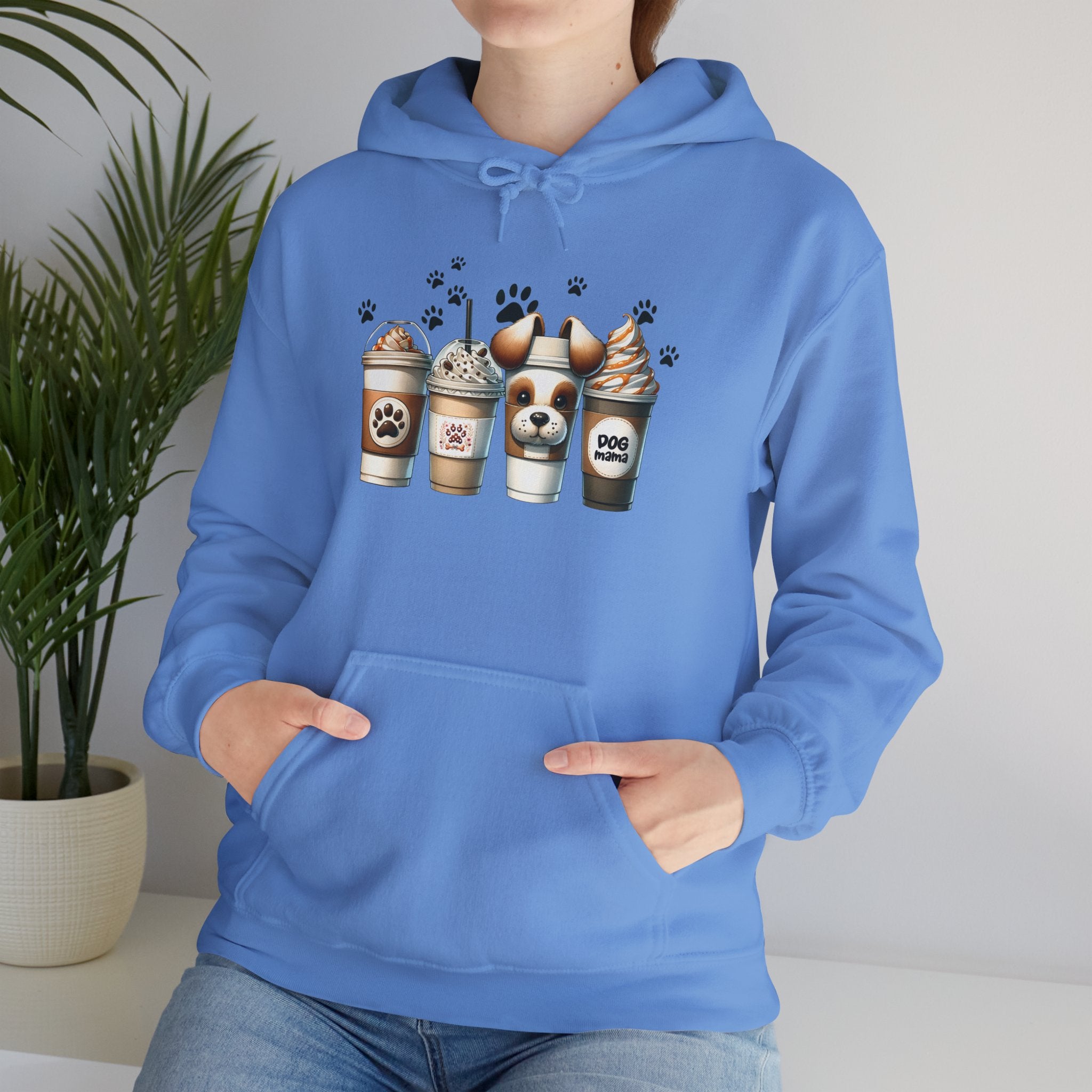 Dog Lover's Hoodie - Cute Paw Print Sweatshirt for Pet Owners