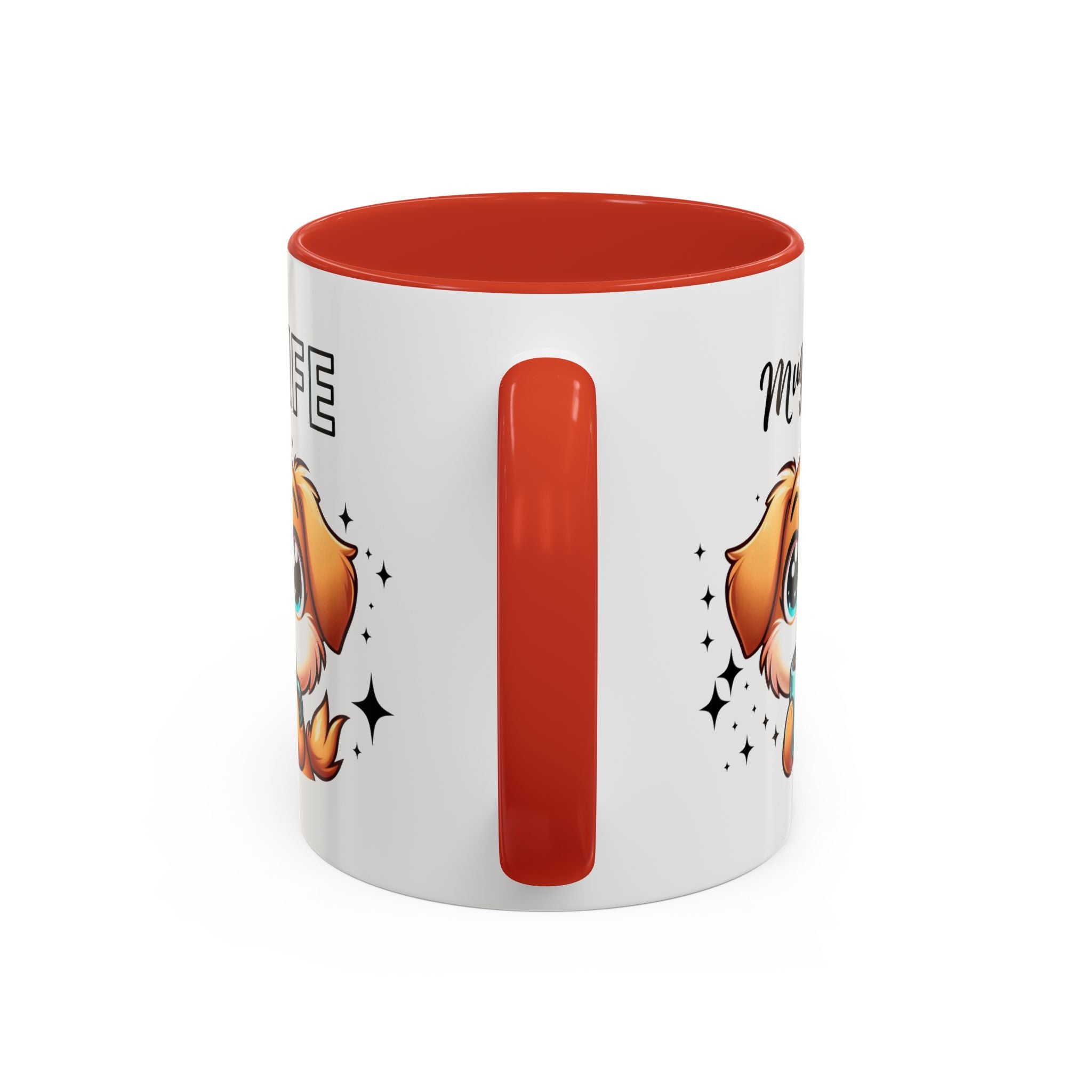 Mug with Cute Dog Design, Perfect Gift for Dog Lovers, Coffee Lovers, Birthday, Home Decor, Mug Life Inspiration