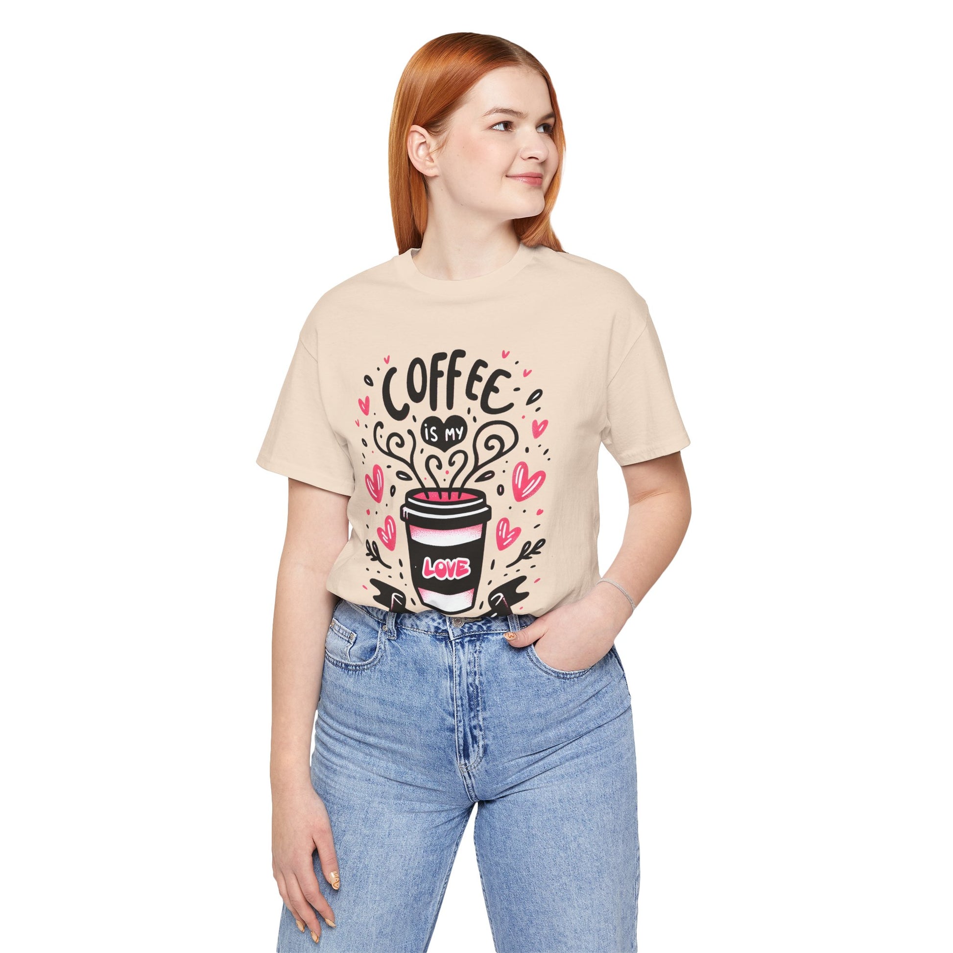 Coffee is my Love Language T-Shirt, Coffee Lovers T-Shirt, Unisex Coffee Lovers T-Shirt