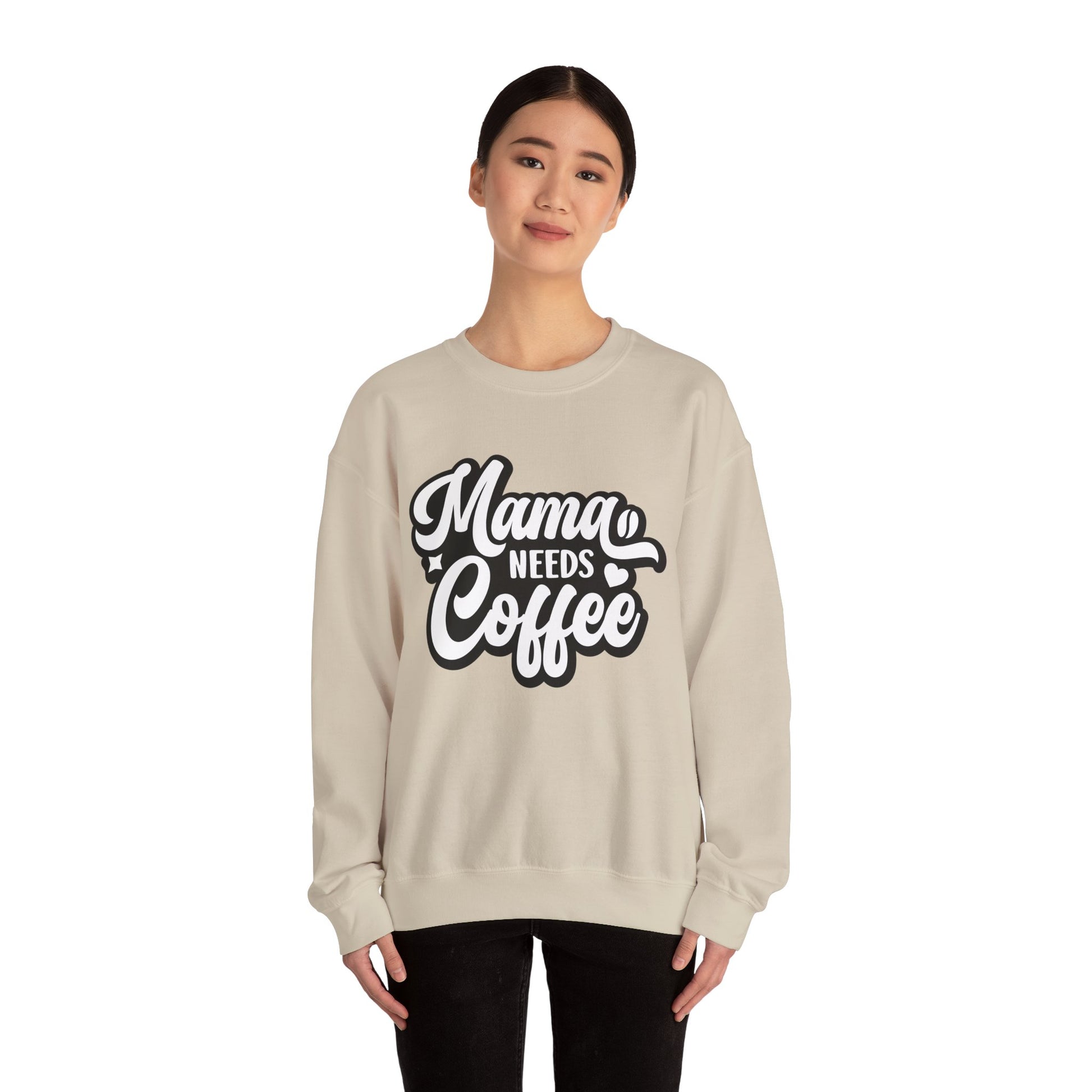 Mama needs Coffee Sweatshirt, Coffee Lovers Crewneck Sweatshirt