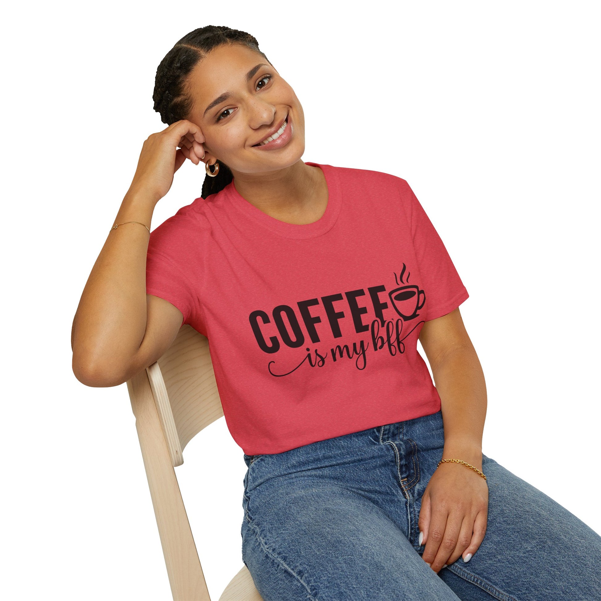 Coffee is My Bff Unisex T-Shirt, T-Shirt for Coffee Lovers