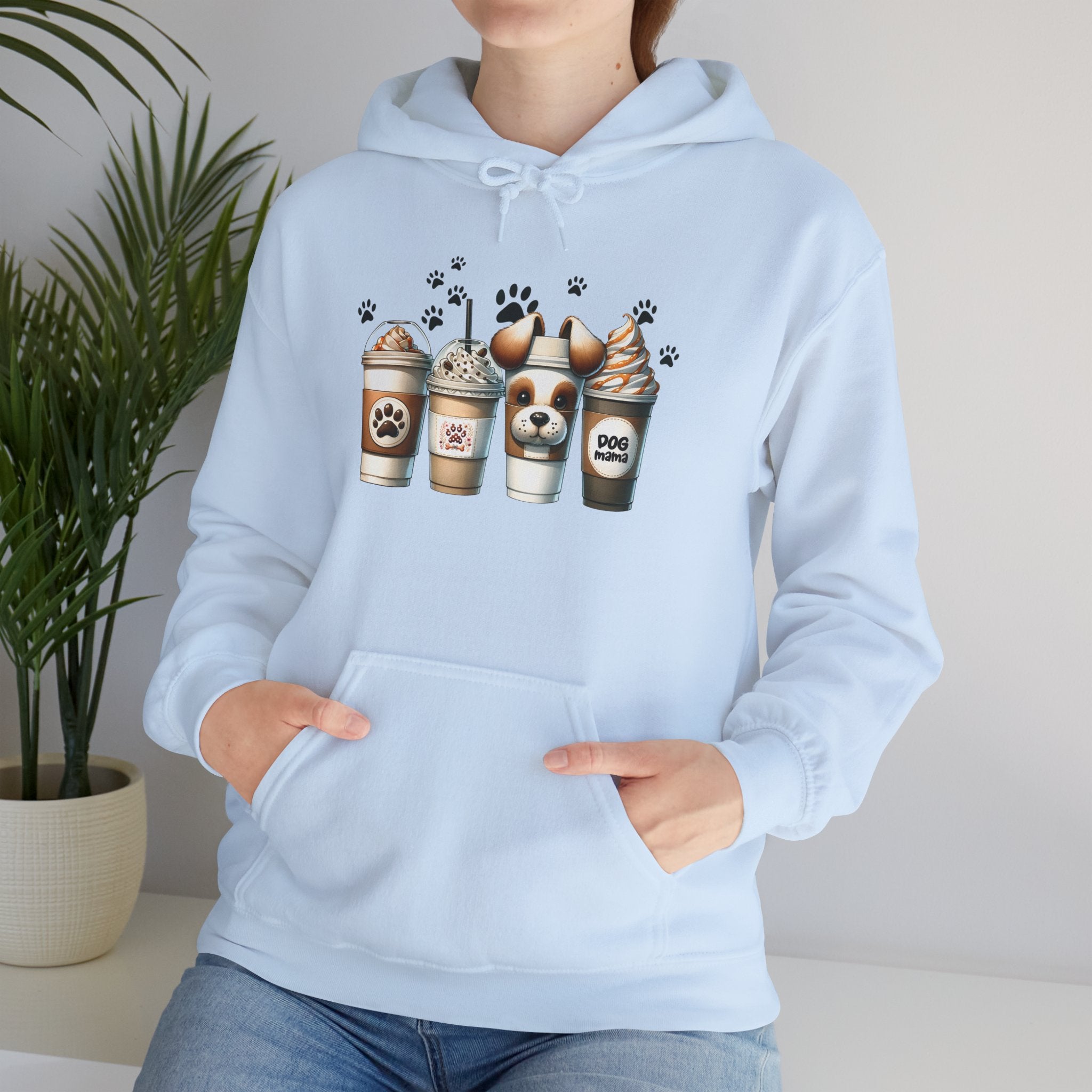 Dog Lover's Hoodie - Cute Paw Print Sweatshirt for Pet Owners