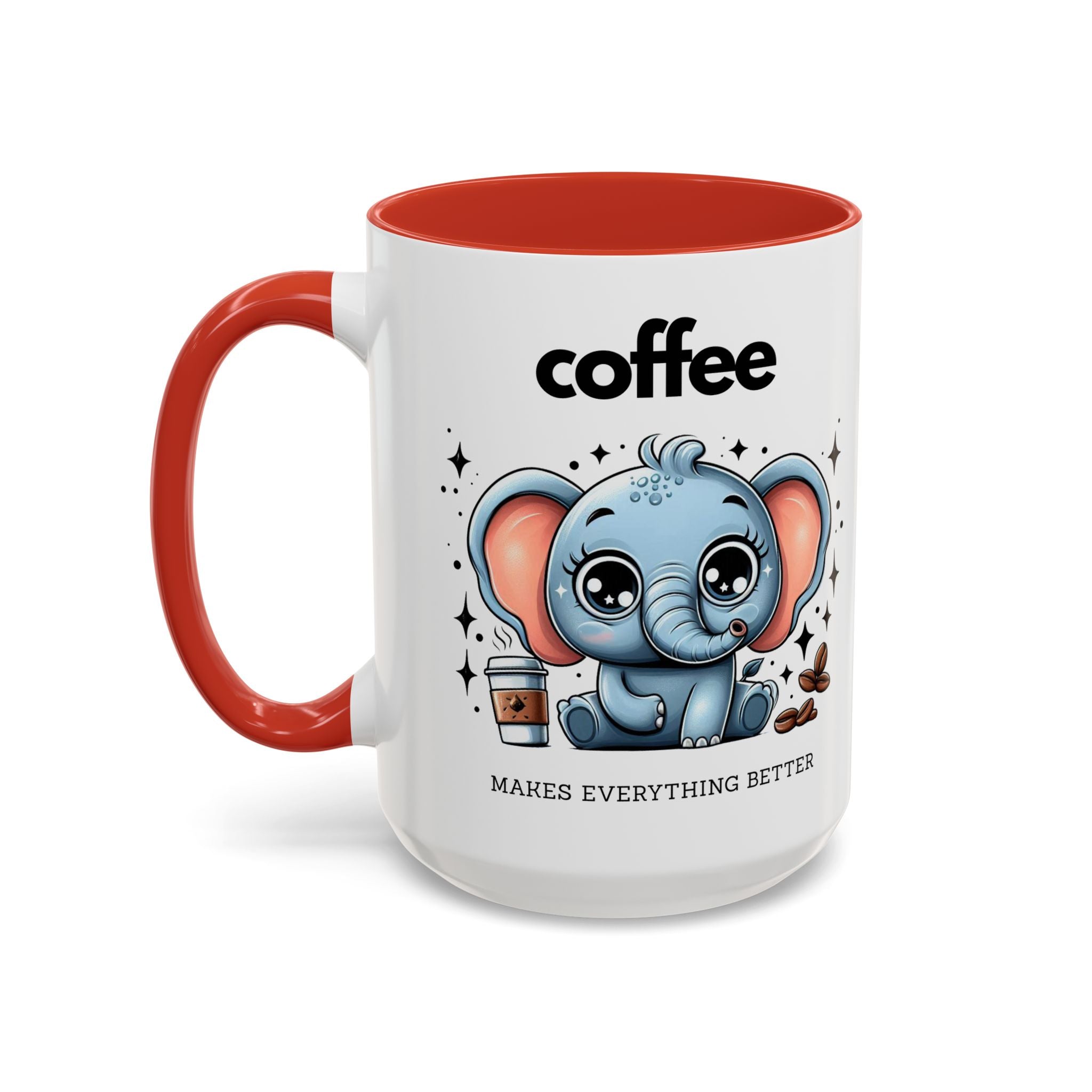 Adorable Elephant Coffee Mug | Cute Animal Gift | Perfect for Coffee Lovers | Mug for Home or Office | Birthday, Holiday Gift