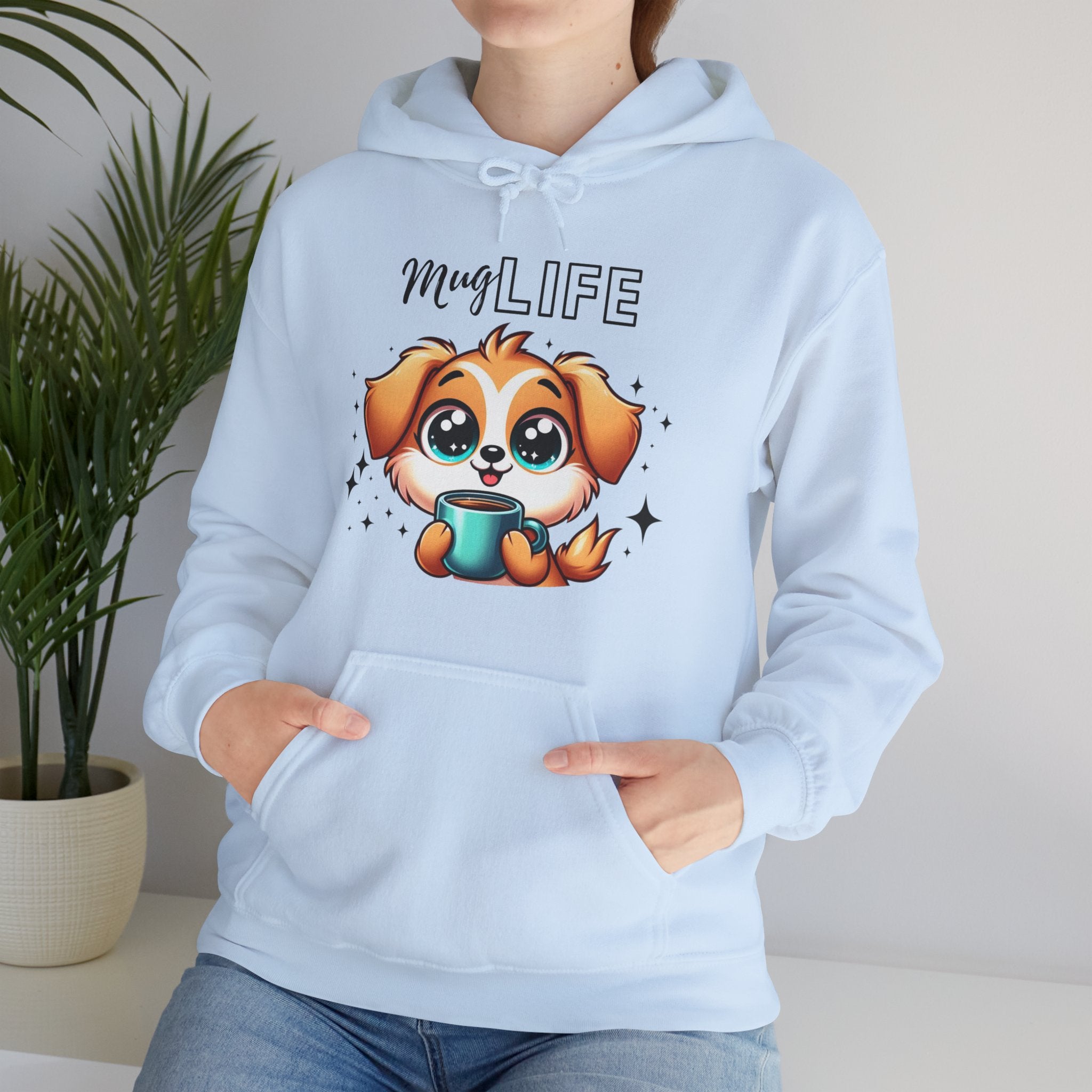 Cute Dog Lover Hoodie, Pet Sweatshirt, Gifts for Dog Parents, Cozy Pullover, Animal Lover Apparel
