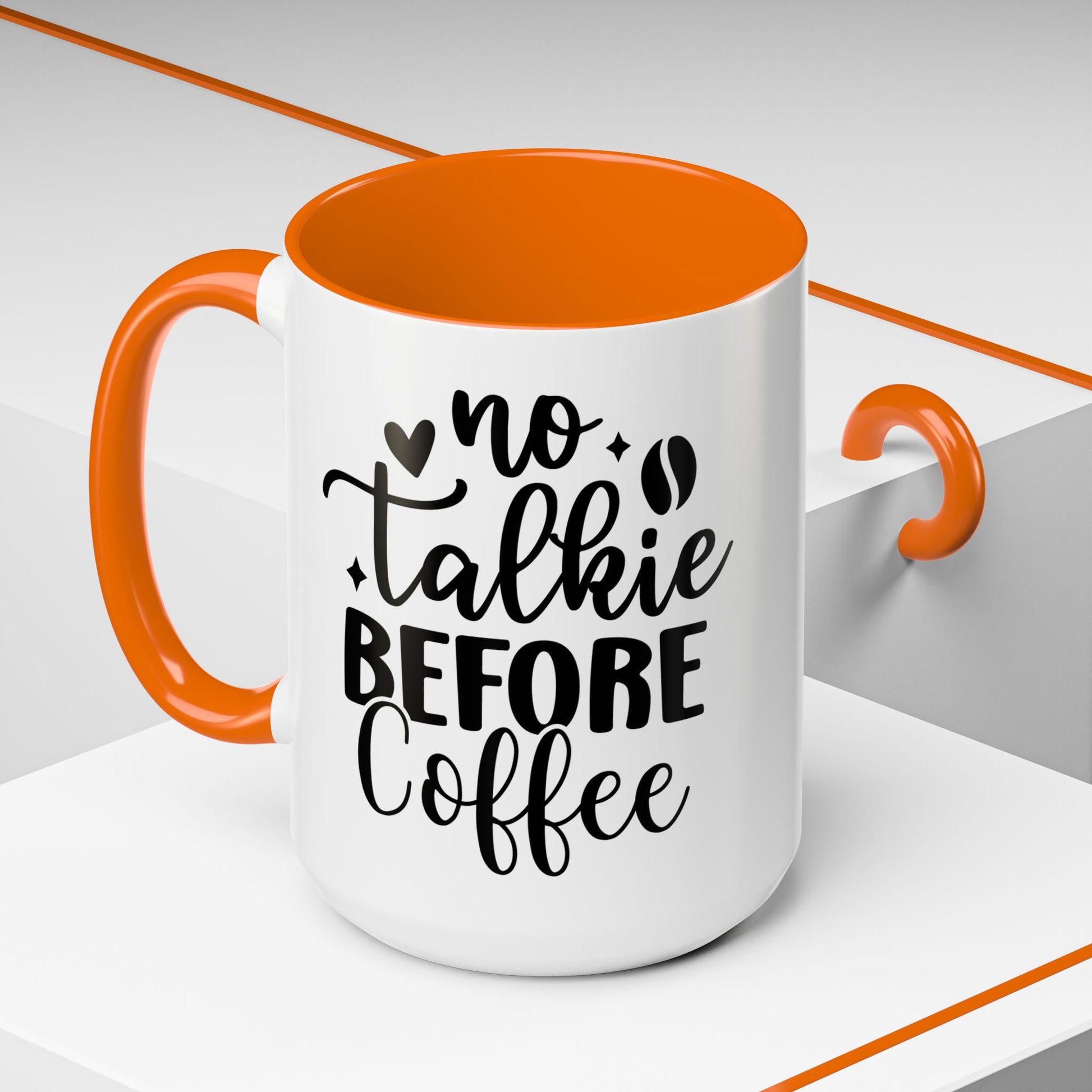 No Talkie Before Coffee Coffee Mug
