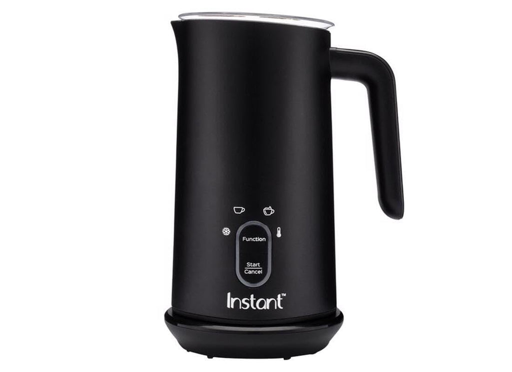 Instant Pot Milk Frother, 4-in-1 Electric Milk Steamer, 10oz/295ml Automatic Hot and Cold Foam Maker and Milk Warmer for Latte, Cappuccinos, Macchiato, From the Makers of Instant 500W, Black
