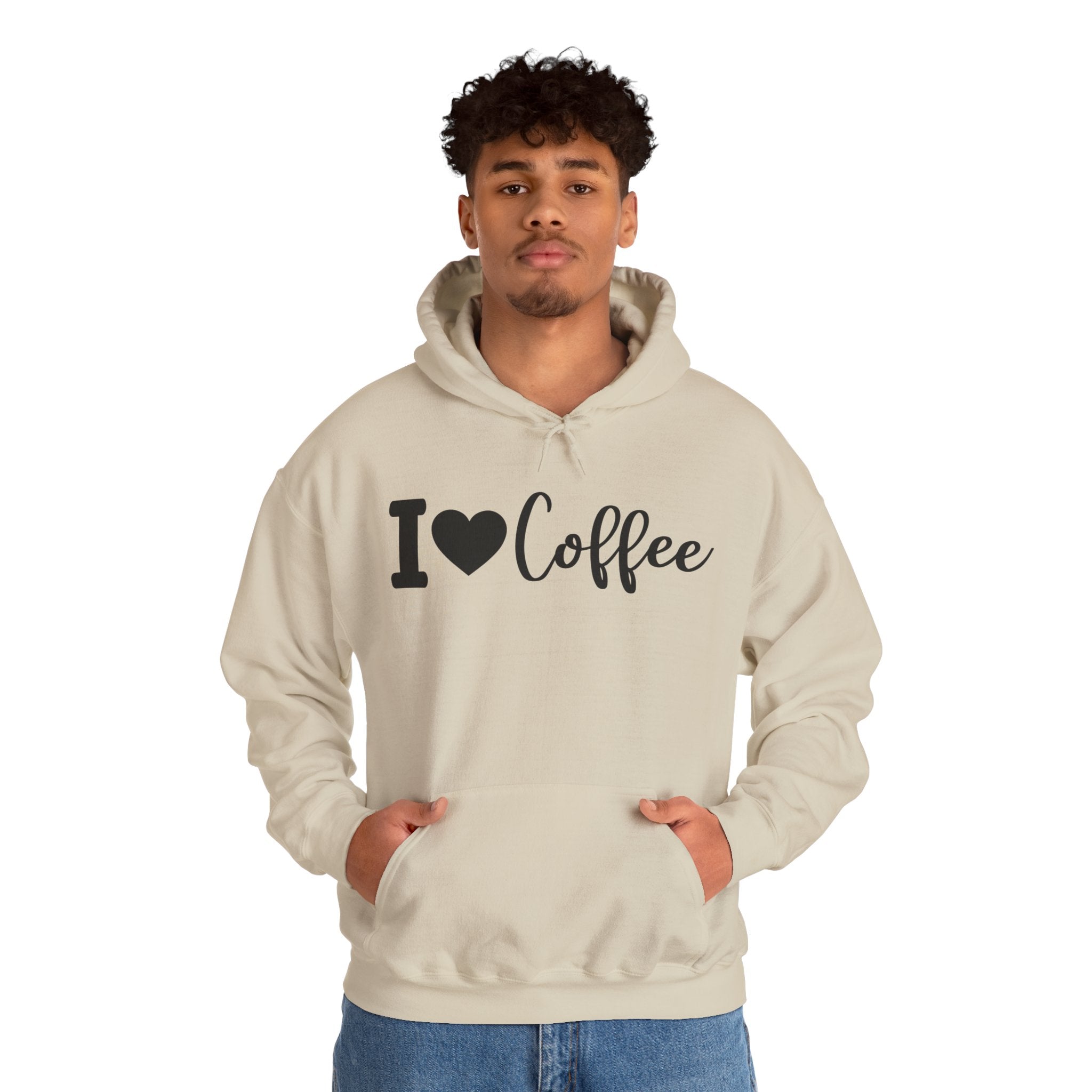 Cozy Coffee Hoodie - I Love Coffee Sweatshirt for Coffee Lovers