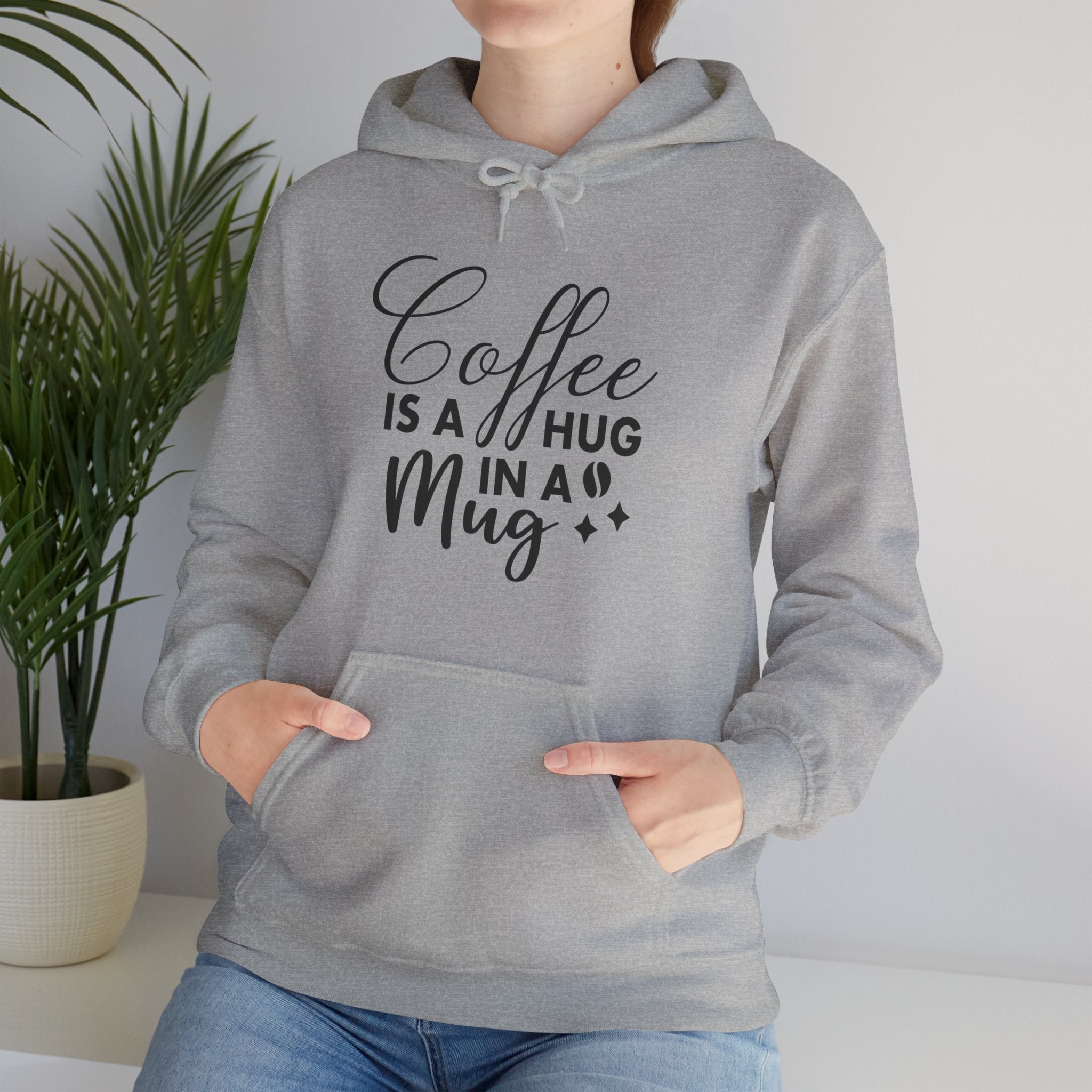 Coffee Is A Hug In A Mug Sweatshirt, Cozy Unisex Gift for Coffee Lovers
