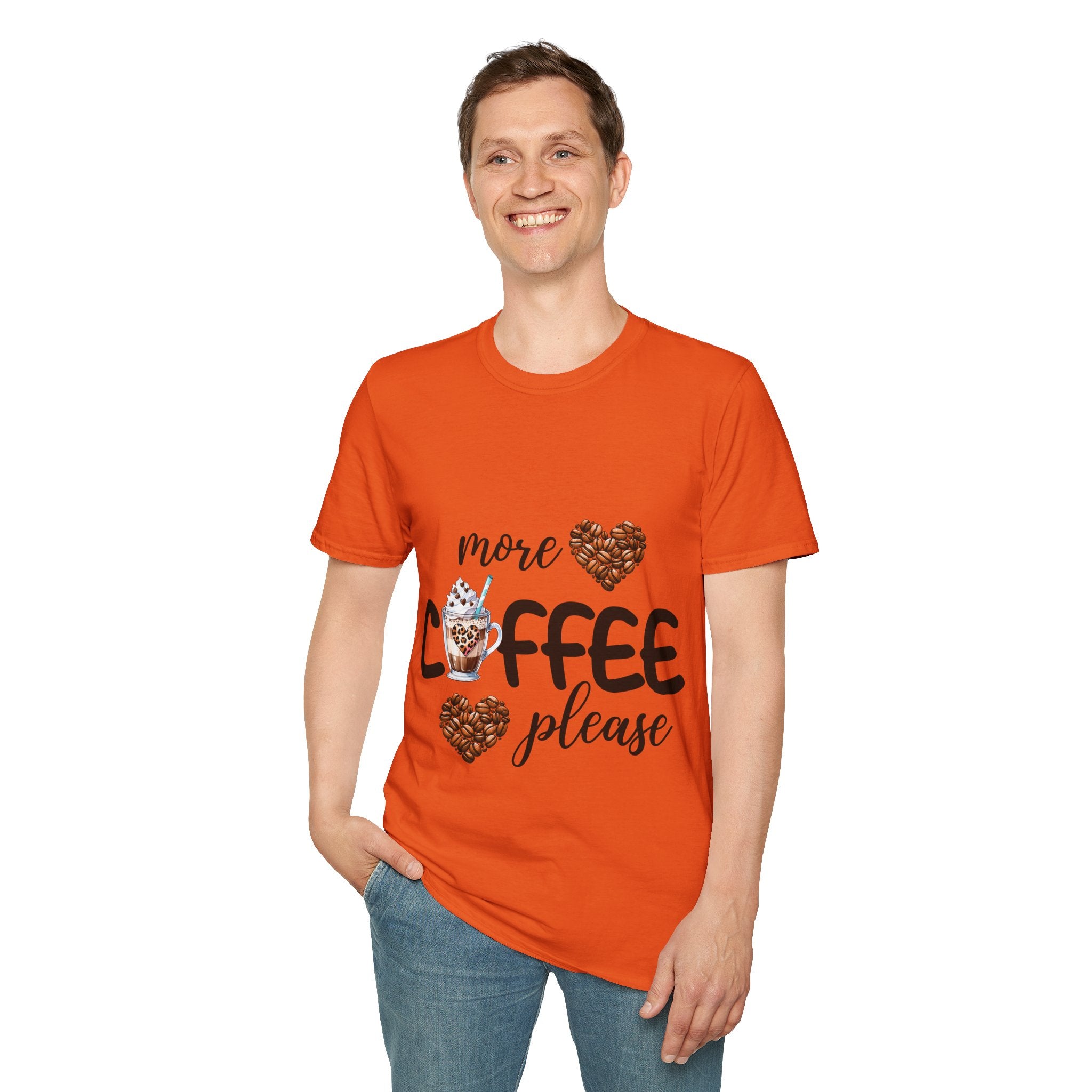 More Coffee please Unisex T-Shirts, Shirt for Coffee Lovers