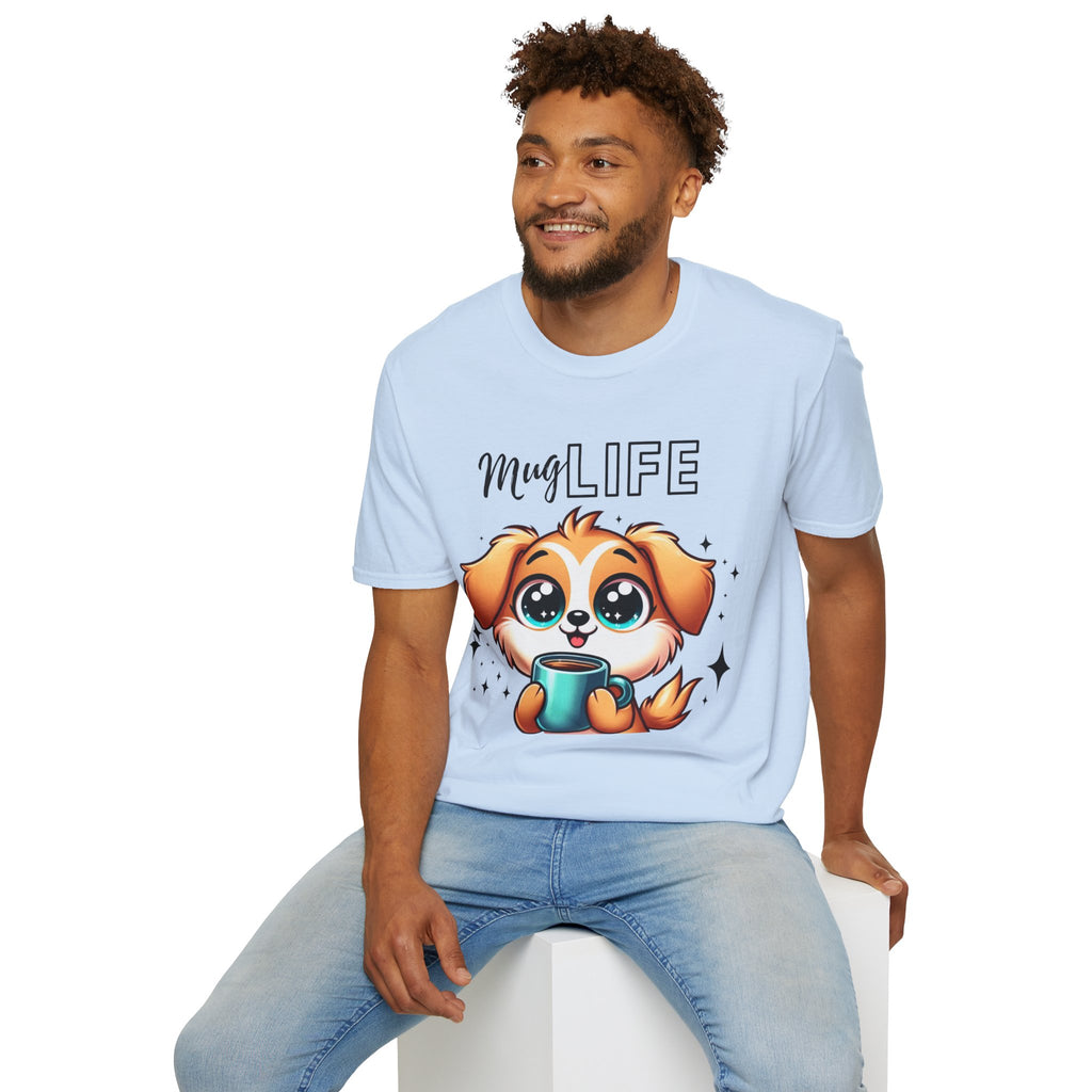 Mug Life Cute Puppy Unisex Softstyle T-Shirt