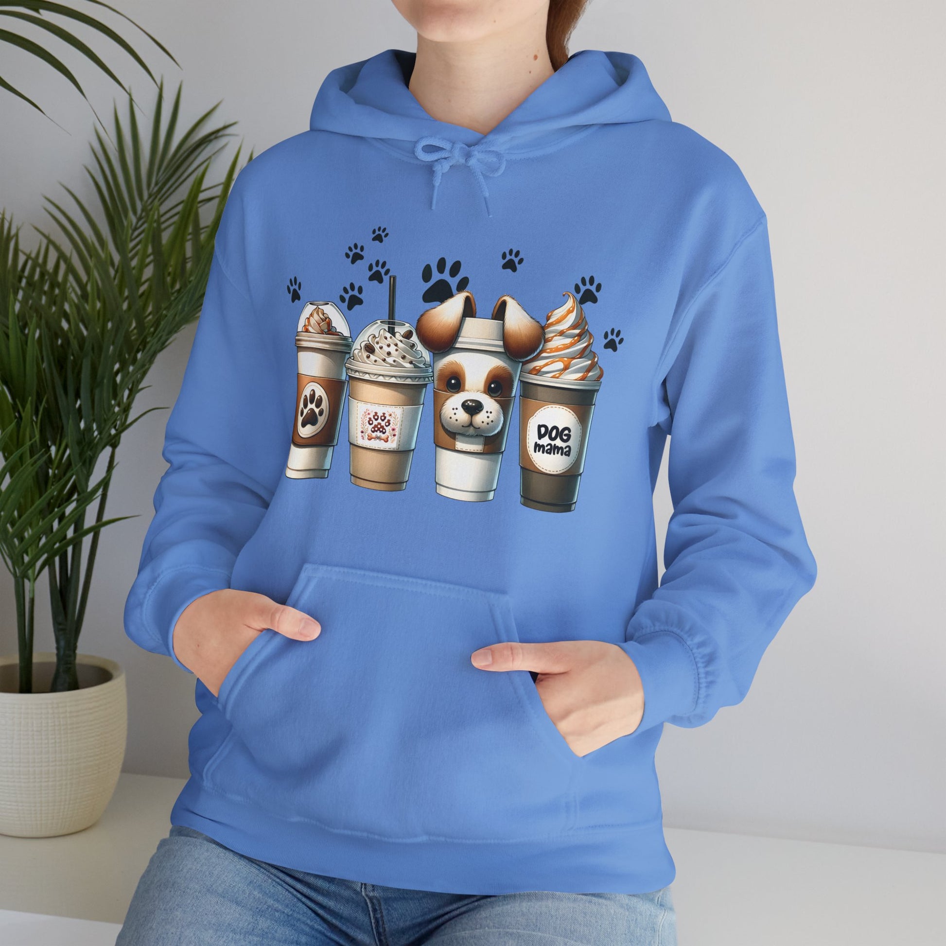 Dog Lover's Hoodie - Cute Paw Print Sweatshirt for Pet Owners