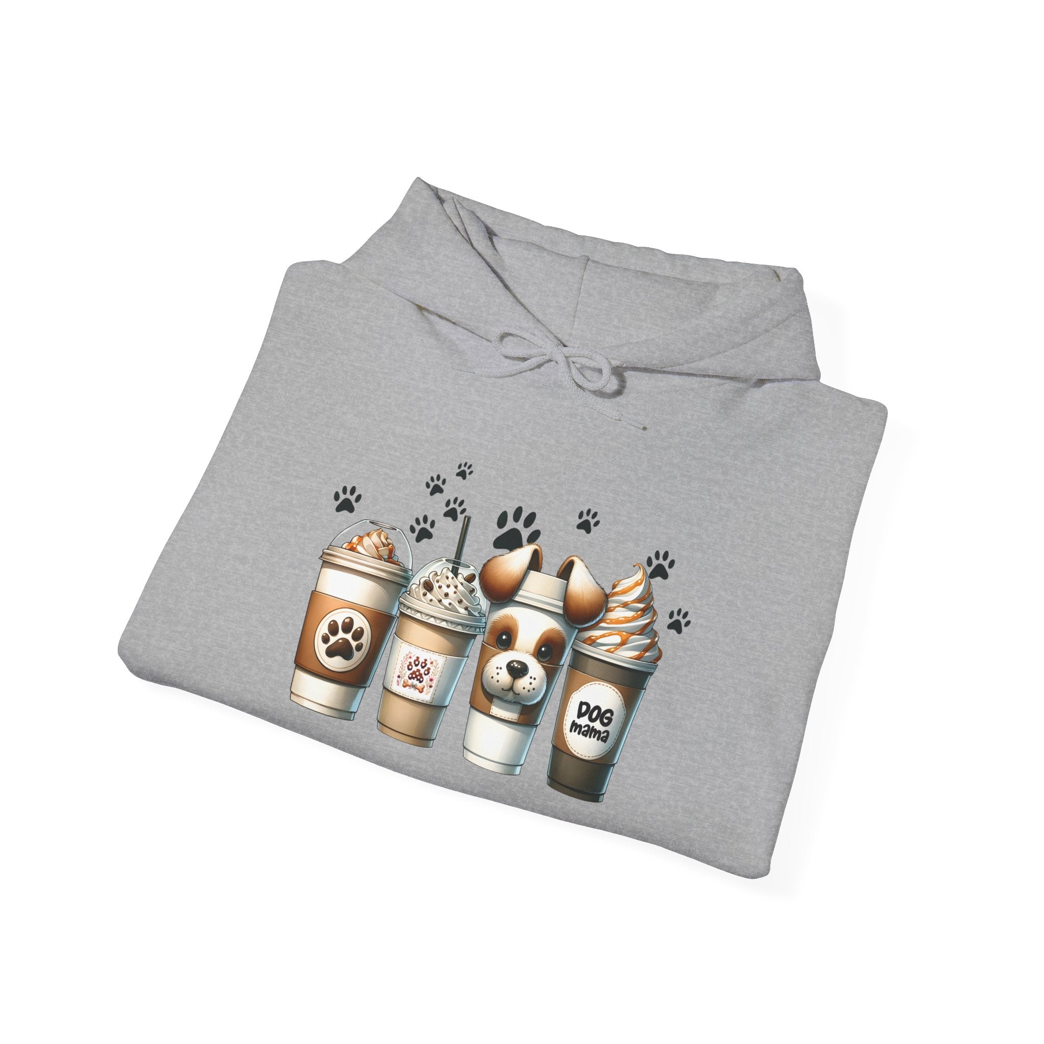 Dog Lover's Hoodie - Cute Paw Print Sweatshirt for Pet Owners