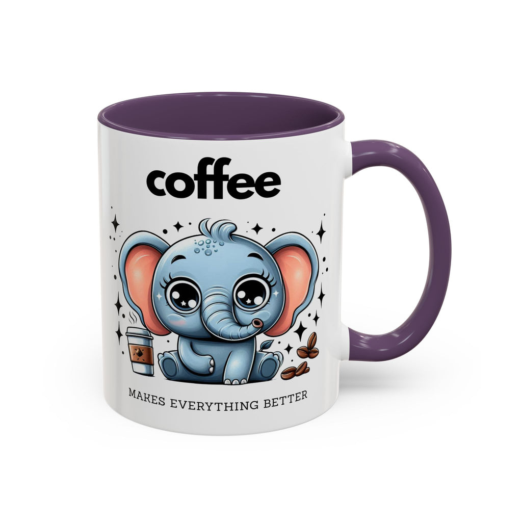 Adorable Elephant Coffee Mug | Cute Animal Gift | Perfect for Coffee Lovers | Mug for Home or Office | Birthday, Holiday Gift