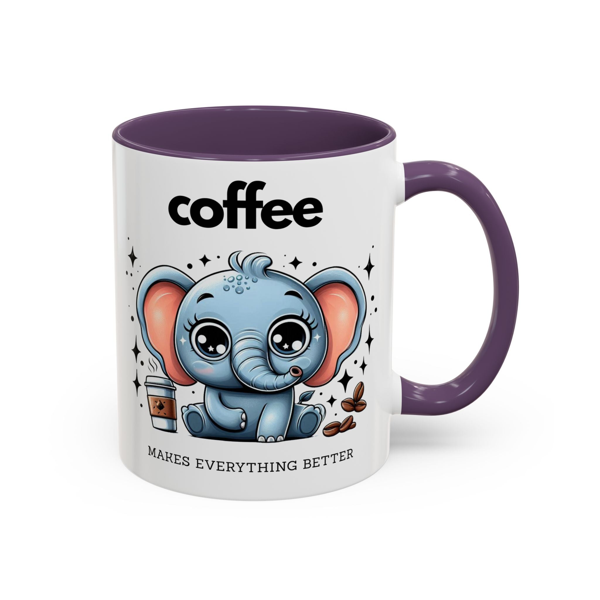 Adorable Elephant Coffee Mug | Cute Animal Gift | Perfect for Coffee Lovers | Mug for Home or Office | Birthday, Holiday Gift