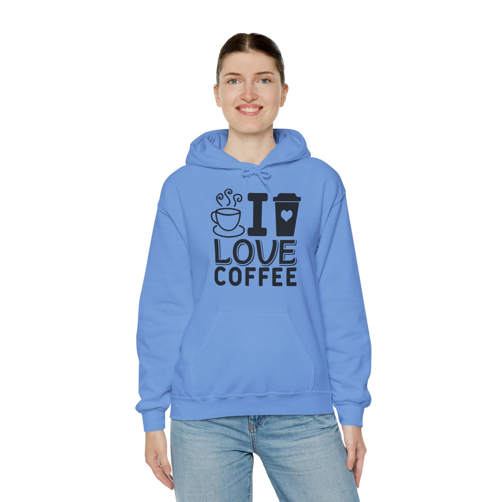 I Love Coffee Hoodie – Cozy Gift for Coffee Lovers