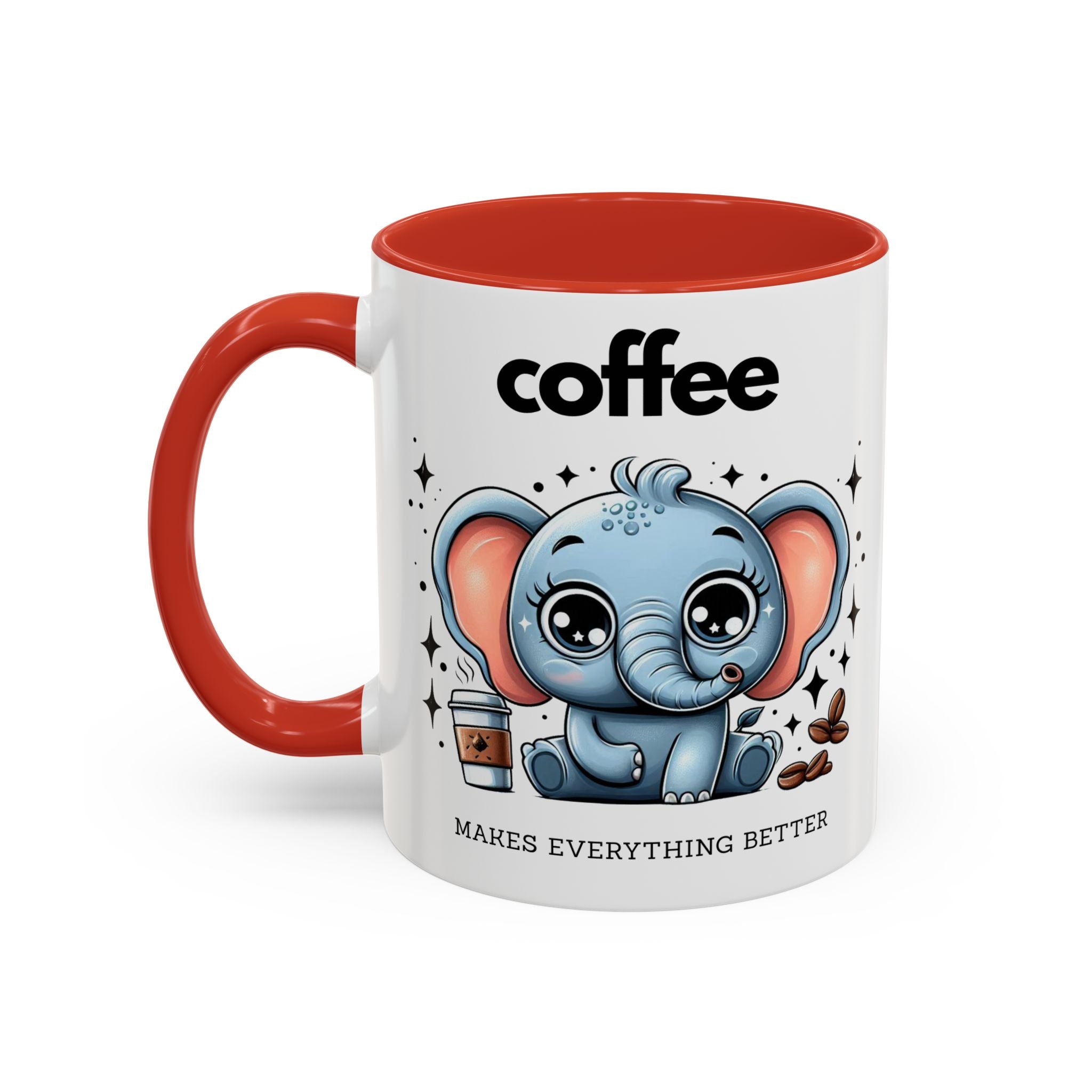 Adorable Elephant Coffee Mug | Cute Animal Gift | Perfect for Coffee Lovers | Mug for Home or Office | Birthday, Holiday Gift