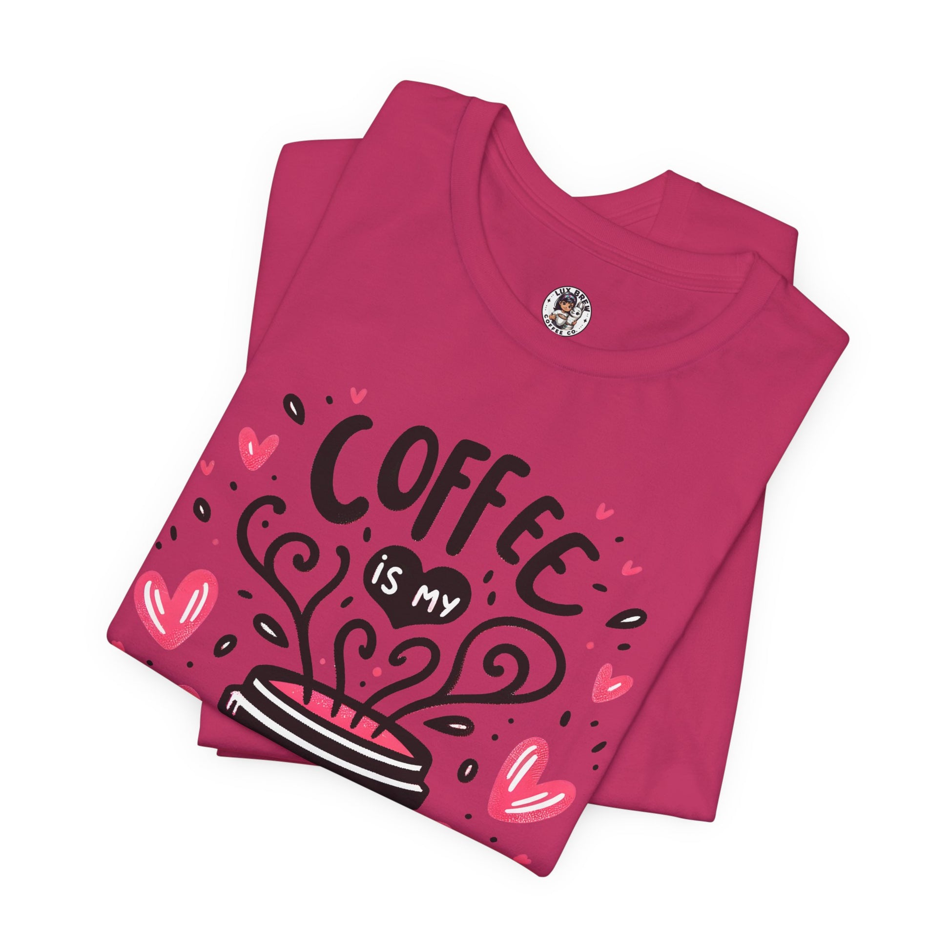 Coffee is my Love Language T-Shirt, Coffee Lovers T-Shirt, Unisex Coffee Lovers T-Shirt