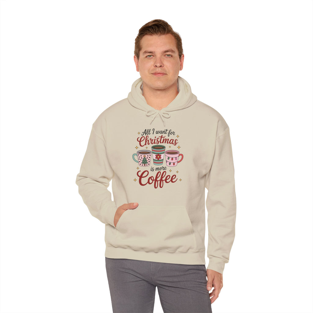 Christmas Coffee Sweatshirt | Cozy Holiday Hoodie | Unisex Heavy Blend Sweatshirt | Gift for Coffee Lovers | Xmas Apparel