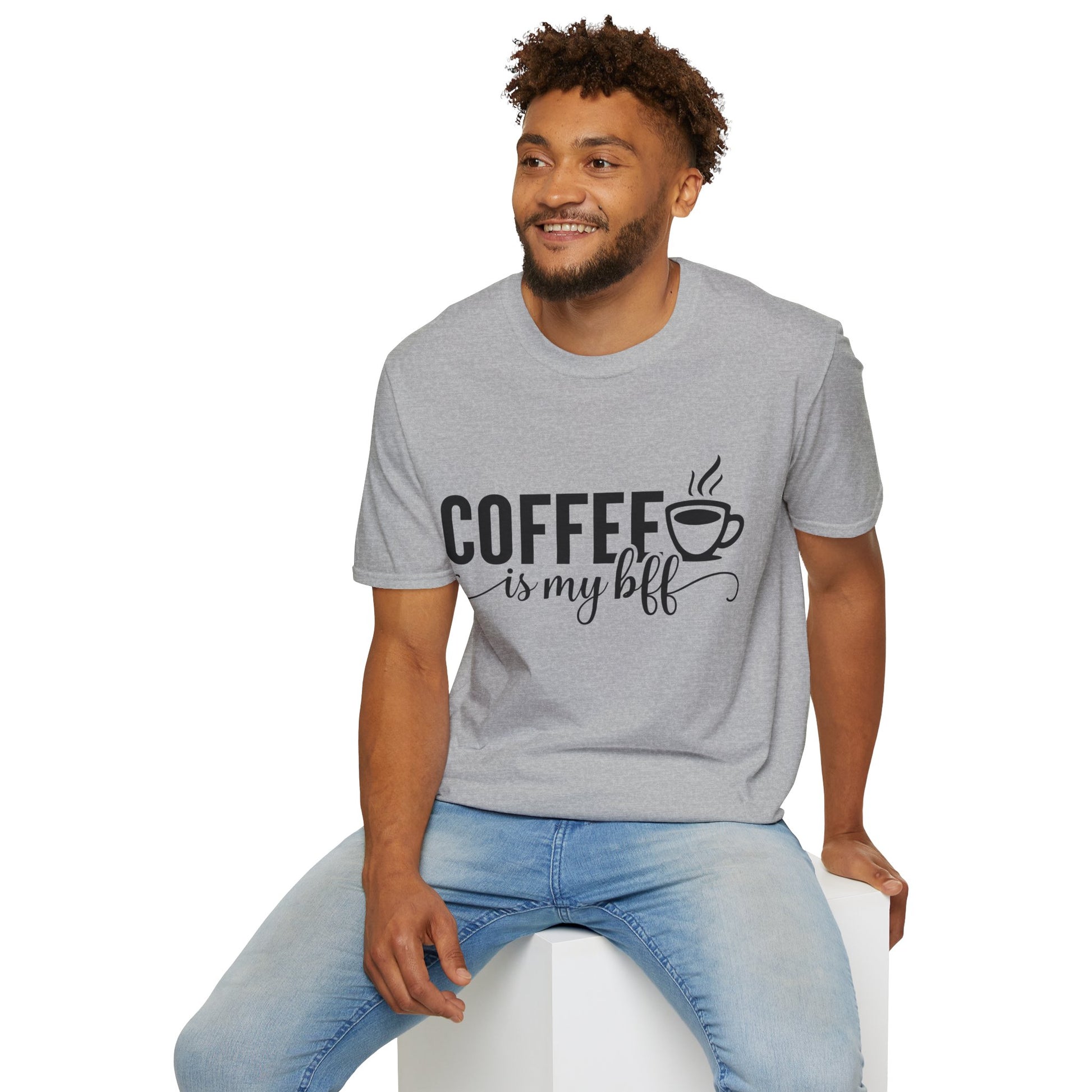 Coffee is My Bff Unisex T-Shirt, T-Shirt for Coffee Lovers