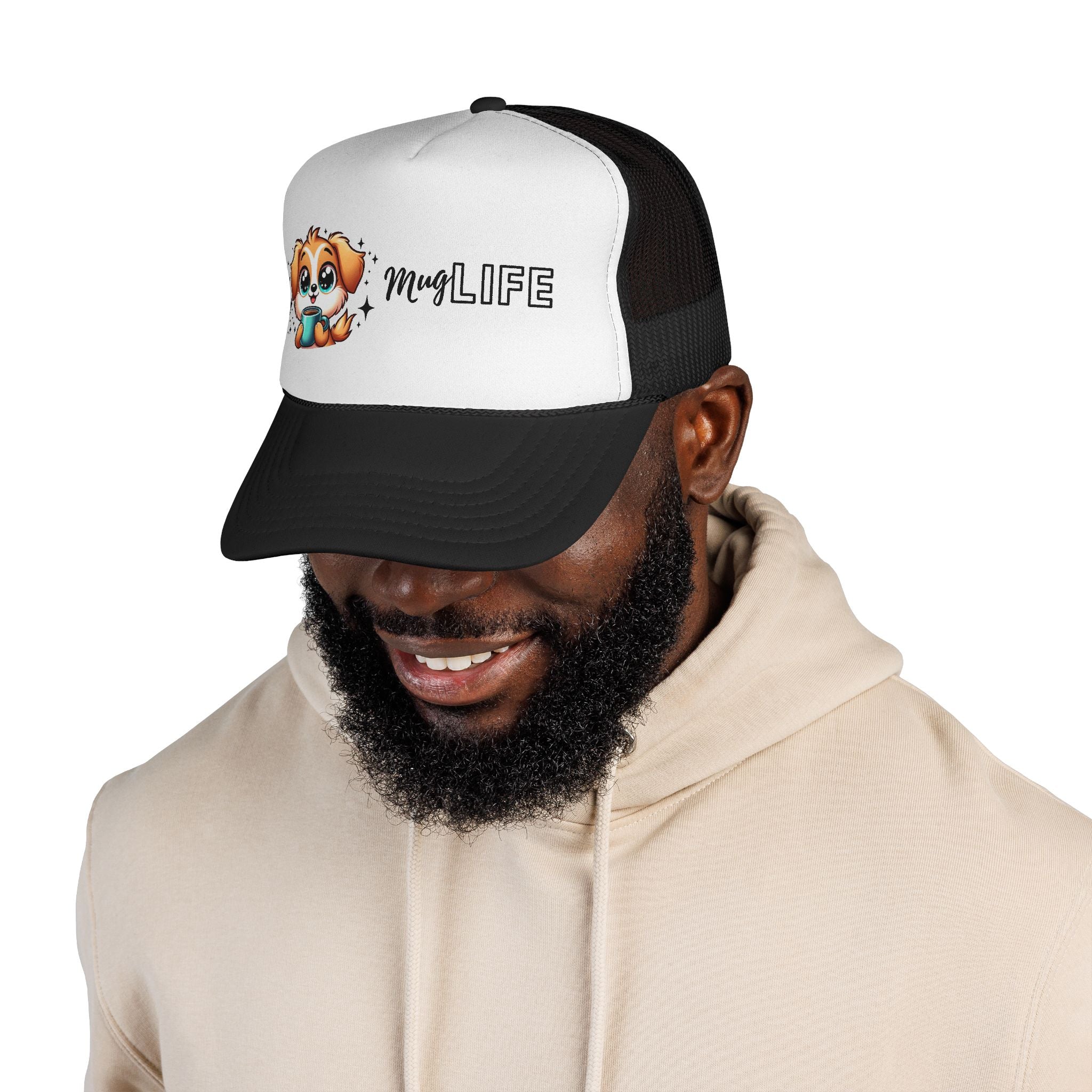 Cute Dog Lover Trucker Cap, Pet Hat for Dog Owners, Gift for Animal Lovers, Casual Outdoor Apparel, Dog-Themed Cap