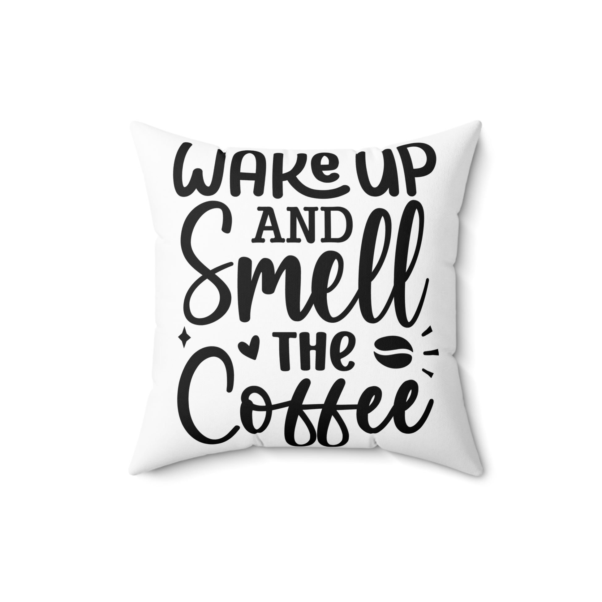 Wake Up and Smell the Coffee Pillow
