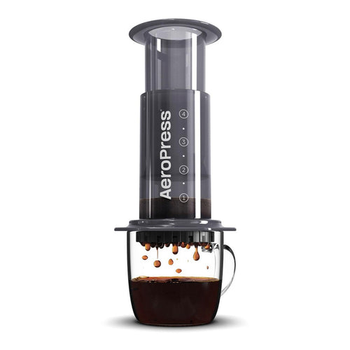 AeroPress Original Coffee Press – 3 In 1 Brew Method Combines French Press, Espresso, Full Bodied Coffee Without Grit or Bitterness, Small Portable Coffee Maker for Camping & Travel