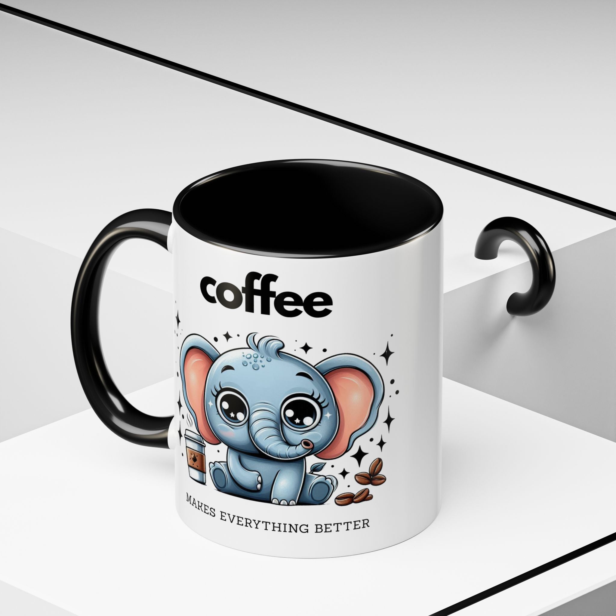 Adorable Elephant Coffee Mug | Cute Animal Gift | Perfect for Coffee Lovers | Mug for Home or Office | Birthday, Holiday Gift