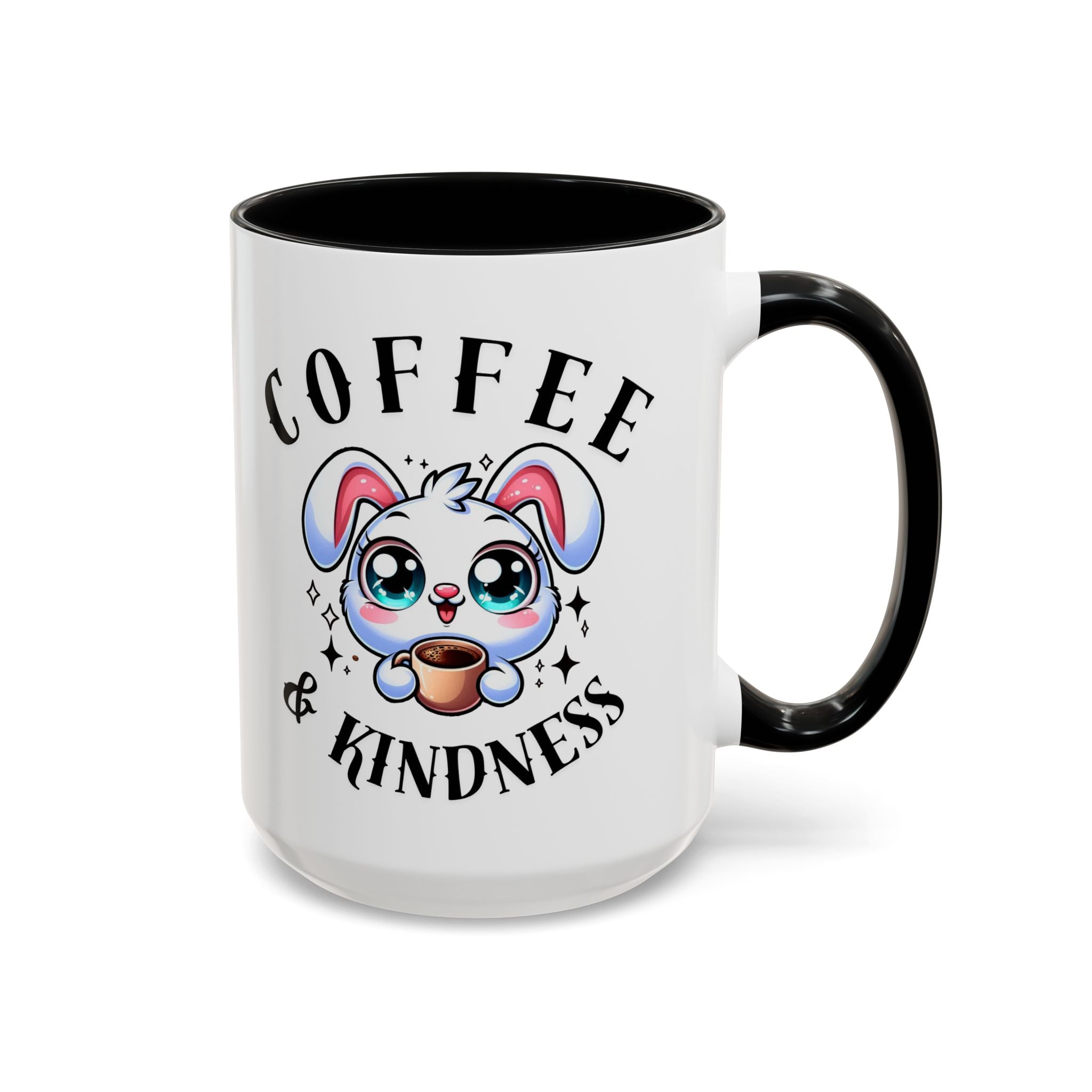 Cute Coffee Mug with Bunny Design, Funny Gift for Coffee Lovers, Perfect for Easter or Birthday, Ideal for Home & Office