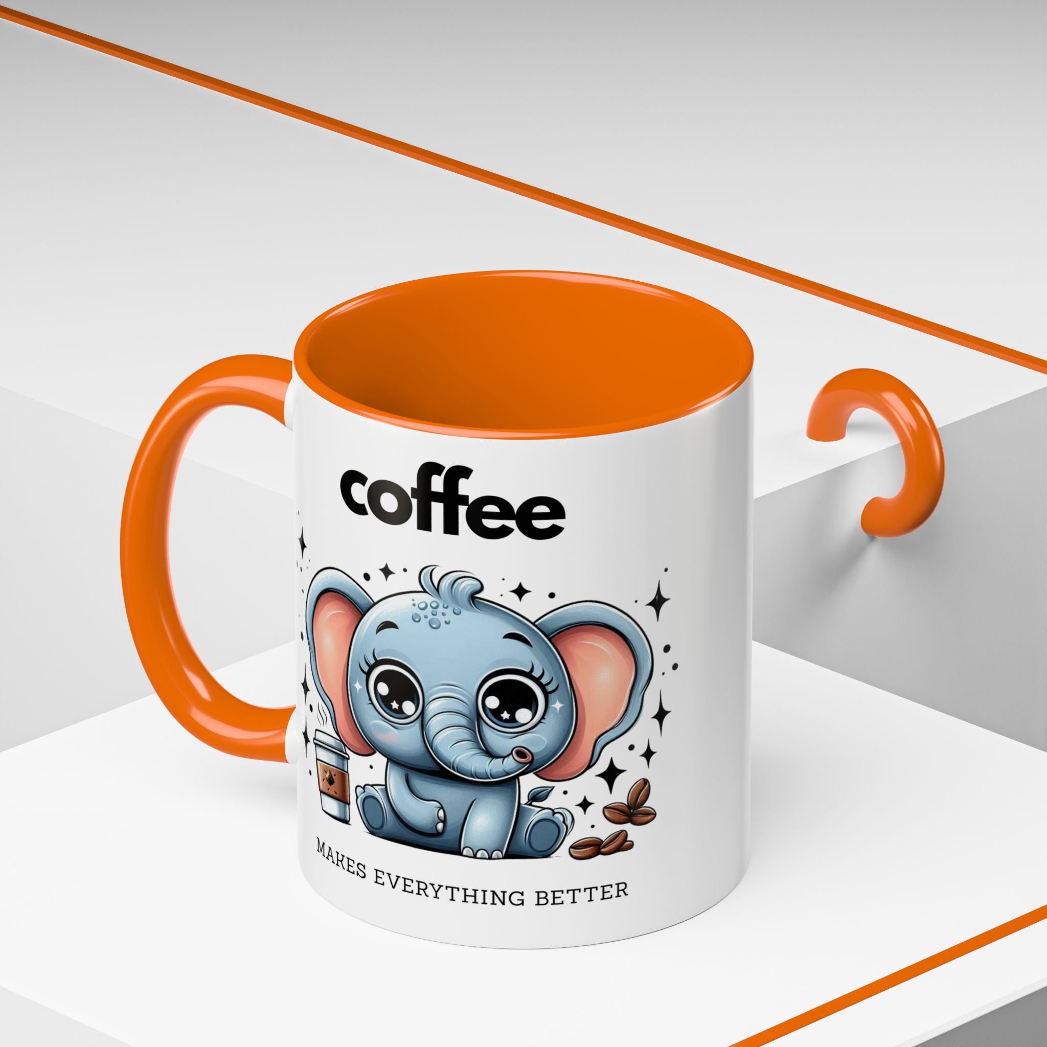 Adorable Elephant Coffee Mug | Cute Animal Gift | Perfect for Coffee Lovers | Mug for Home or Office | Birthday, Holiday Gift