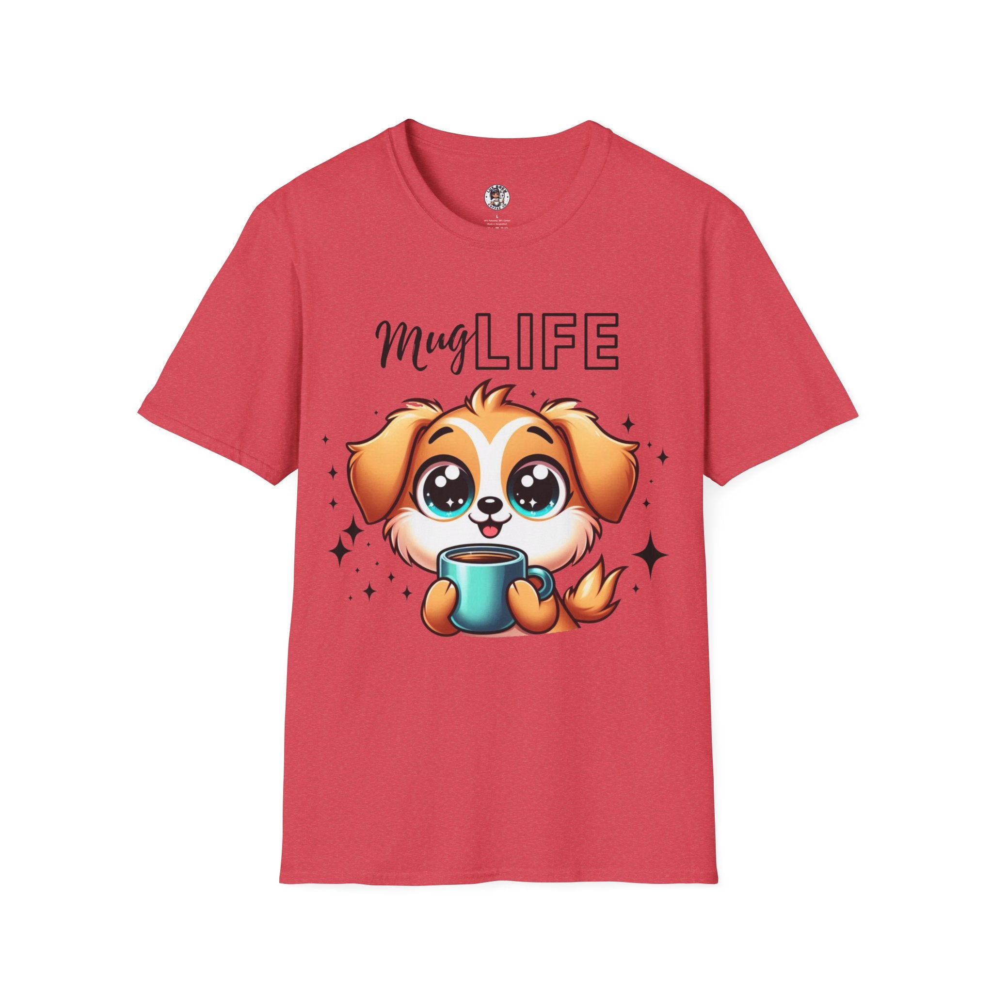 Mug Life Cute Puppy Unisex Softstyle T-Shirt