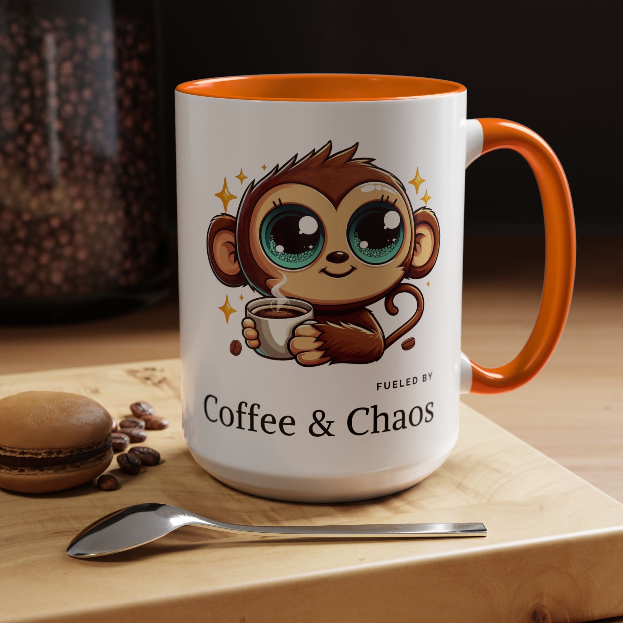 Whimsical Monkey Coffee Mug, Fun Gift for Coffee Lovers, Playful Kitchen Decor, Ideal for Birthdays, Christmas, Monkey Enthusiasts, [...]