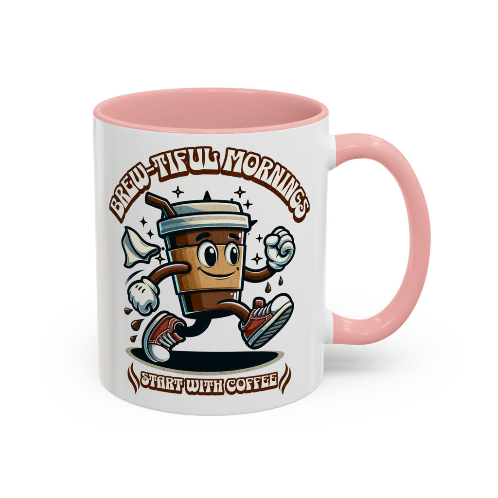 Coffee Mug (11, 15oz), Brew-tiful Mornings start with coffee mug, Coffee lovers mug
