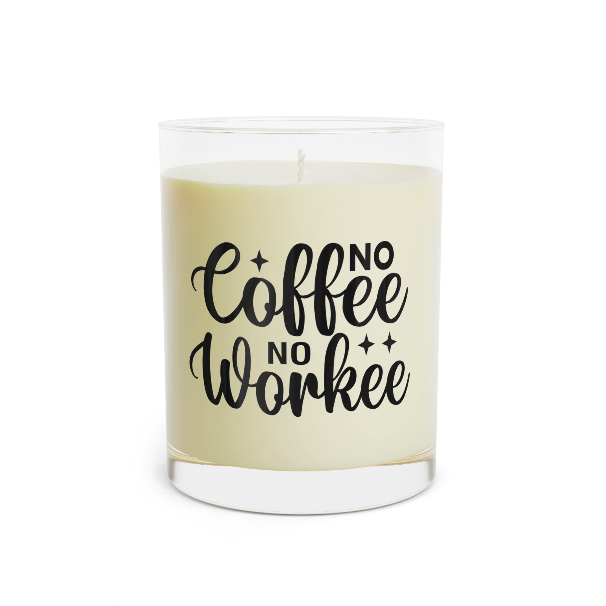 No Coffee No Workee Candle
