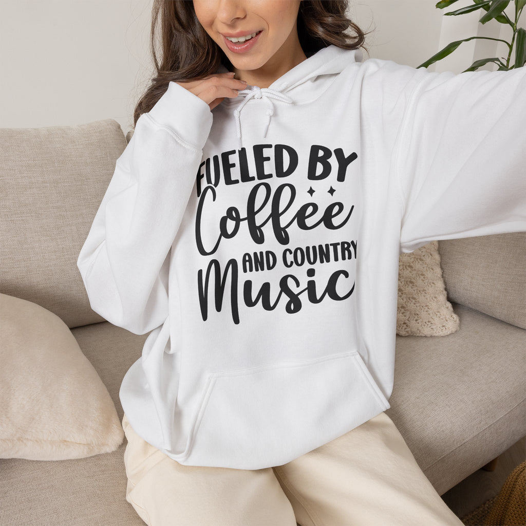 Fueled By Coffee and Country Music Hoodie
