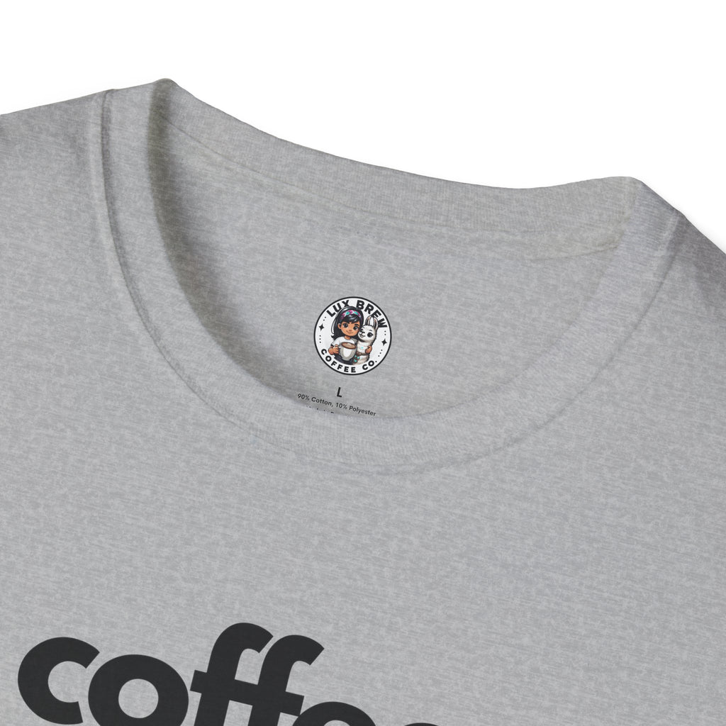 Coffee Makes Everything Better Cute Elephant Unisex Softstyle T-Shirt