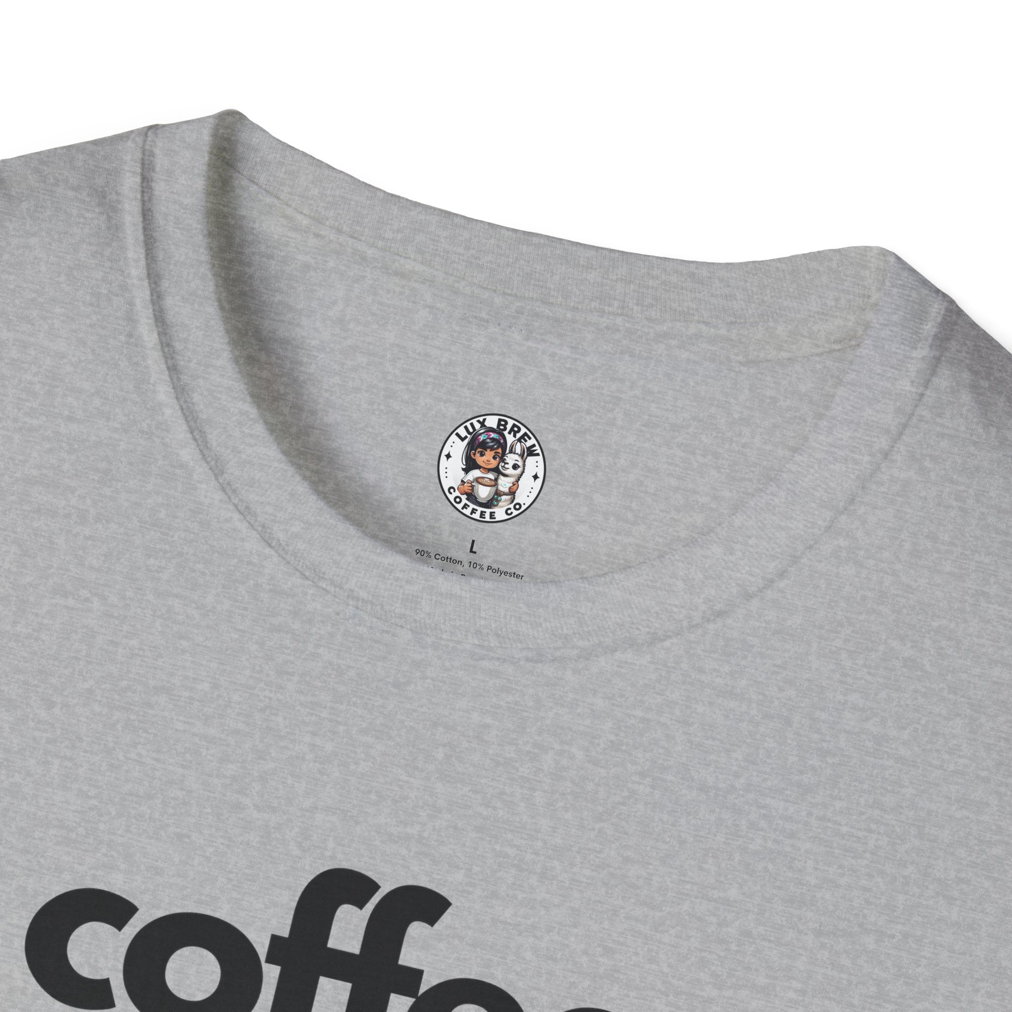 Coffee Makes Everything Better Cute Elephant Unisex Softstyle T-Shirt