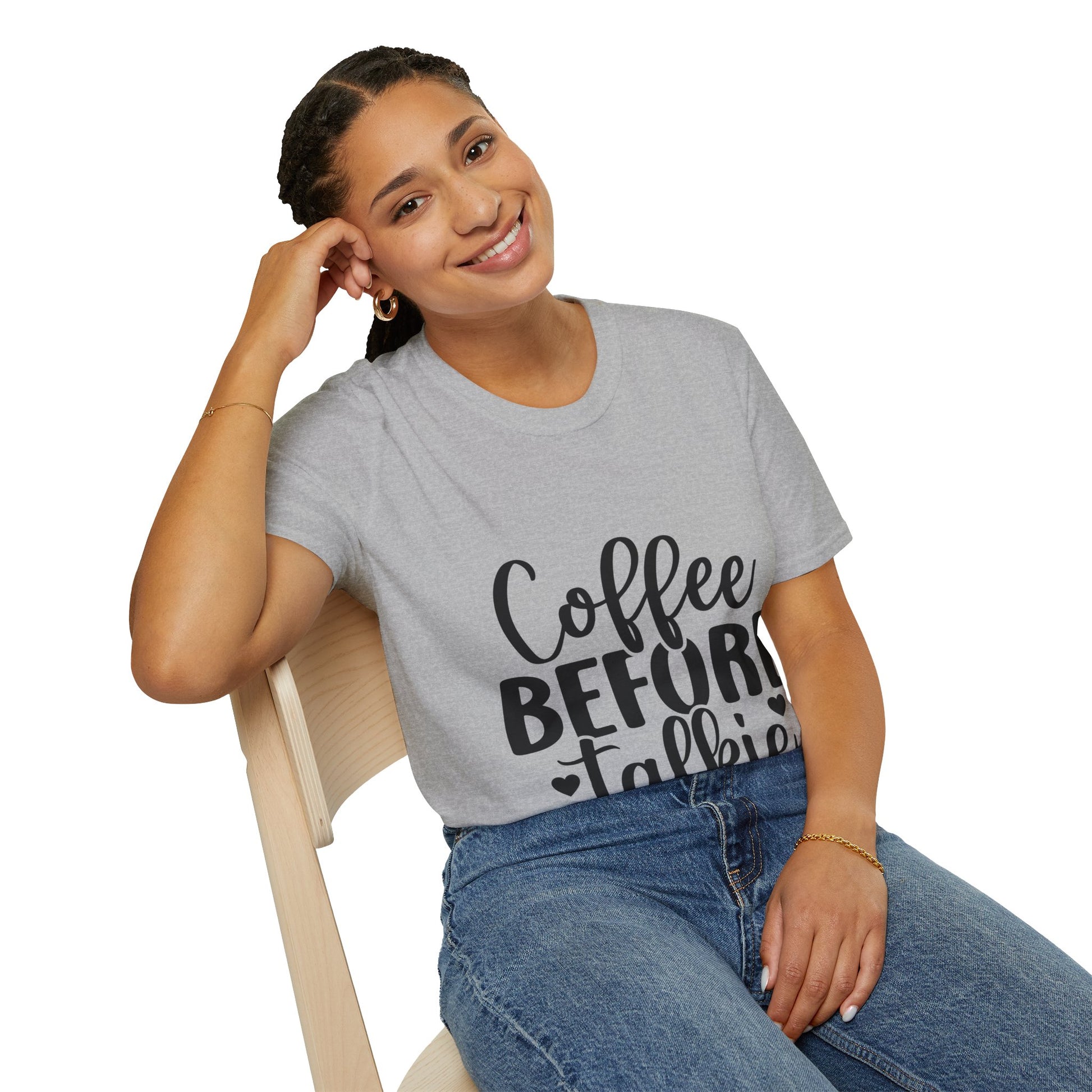 Coffee Before Talkie Unisex T- Shirt, T-Shirt for Coffee Lovers
