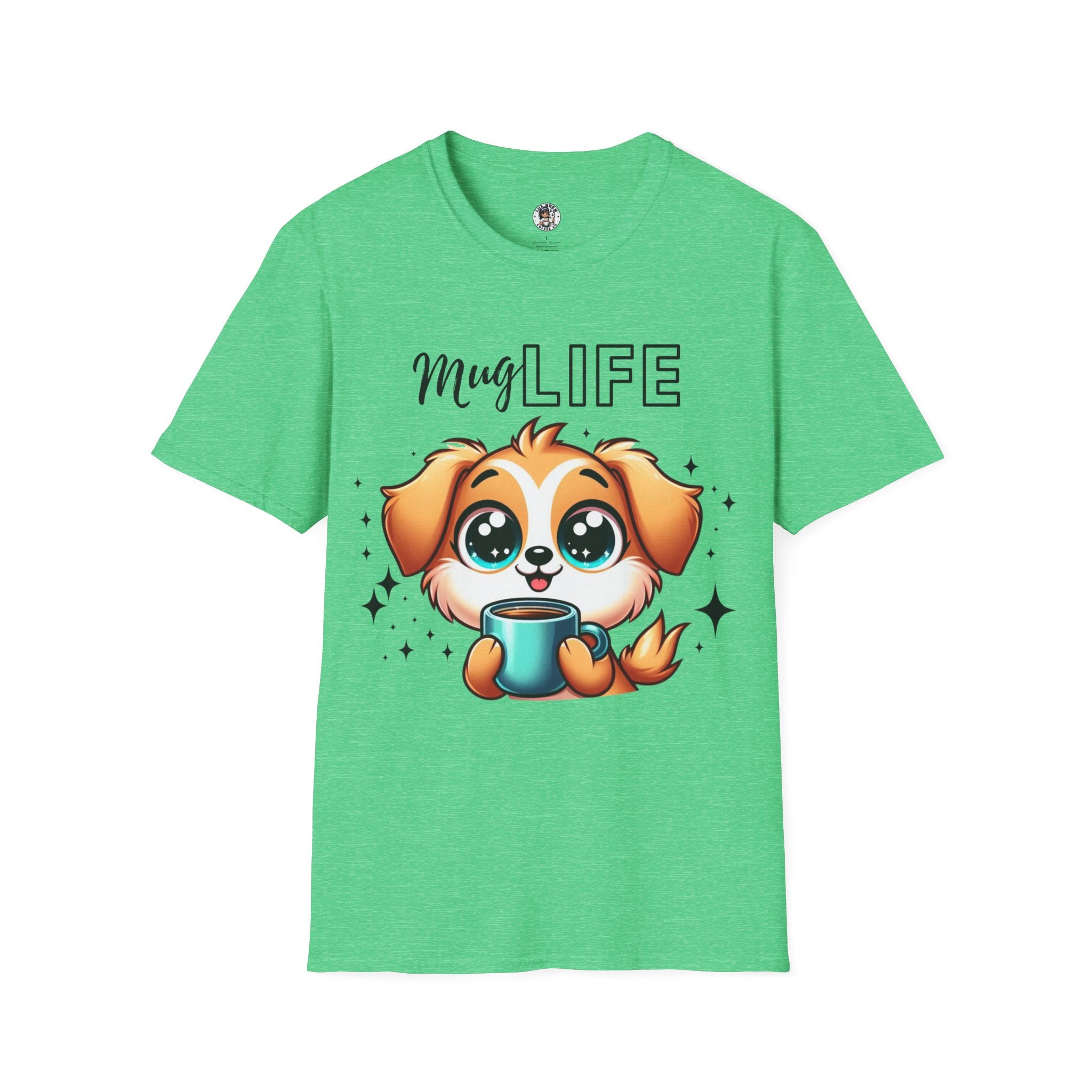 Mug Life Cute Puppy Unisex Softstyle T-Shirt