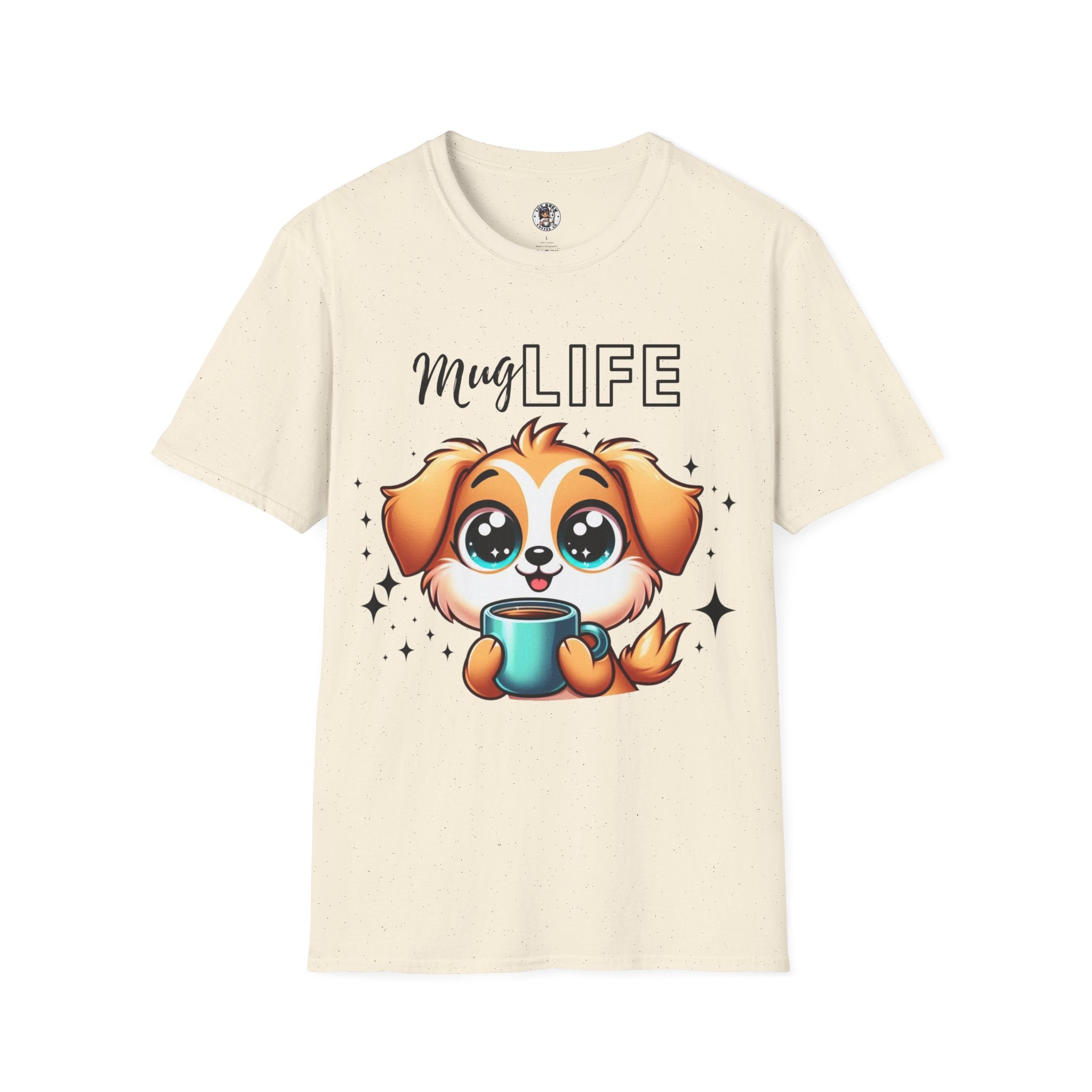 Mug Life Cute Puppy Unisex Softstyle T-Shirt