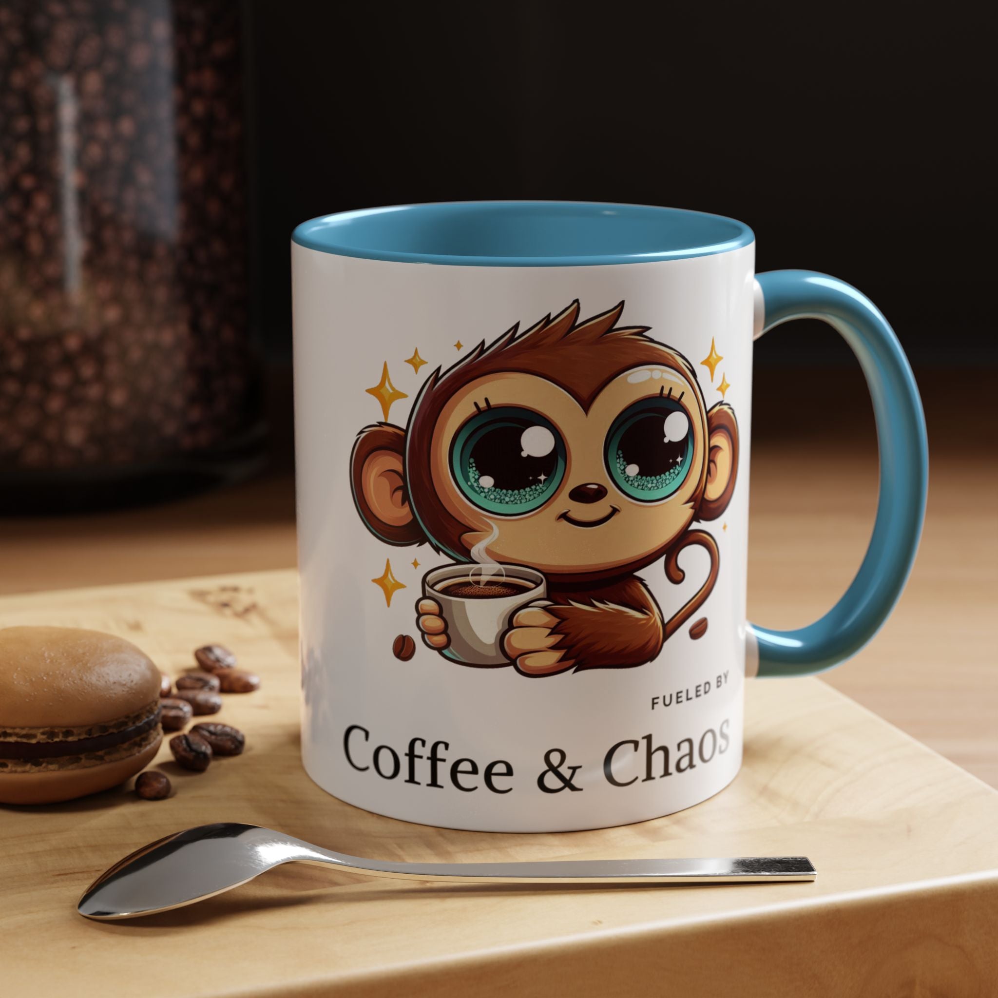 Whimsical Monkey Coffee Mug, Fun Gift for Coffee Lovers, Playful Kitchen Decor, Ideal for Birthdays, Christmas, Monkey Enthusiasts, [...]