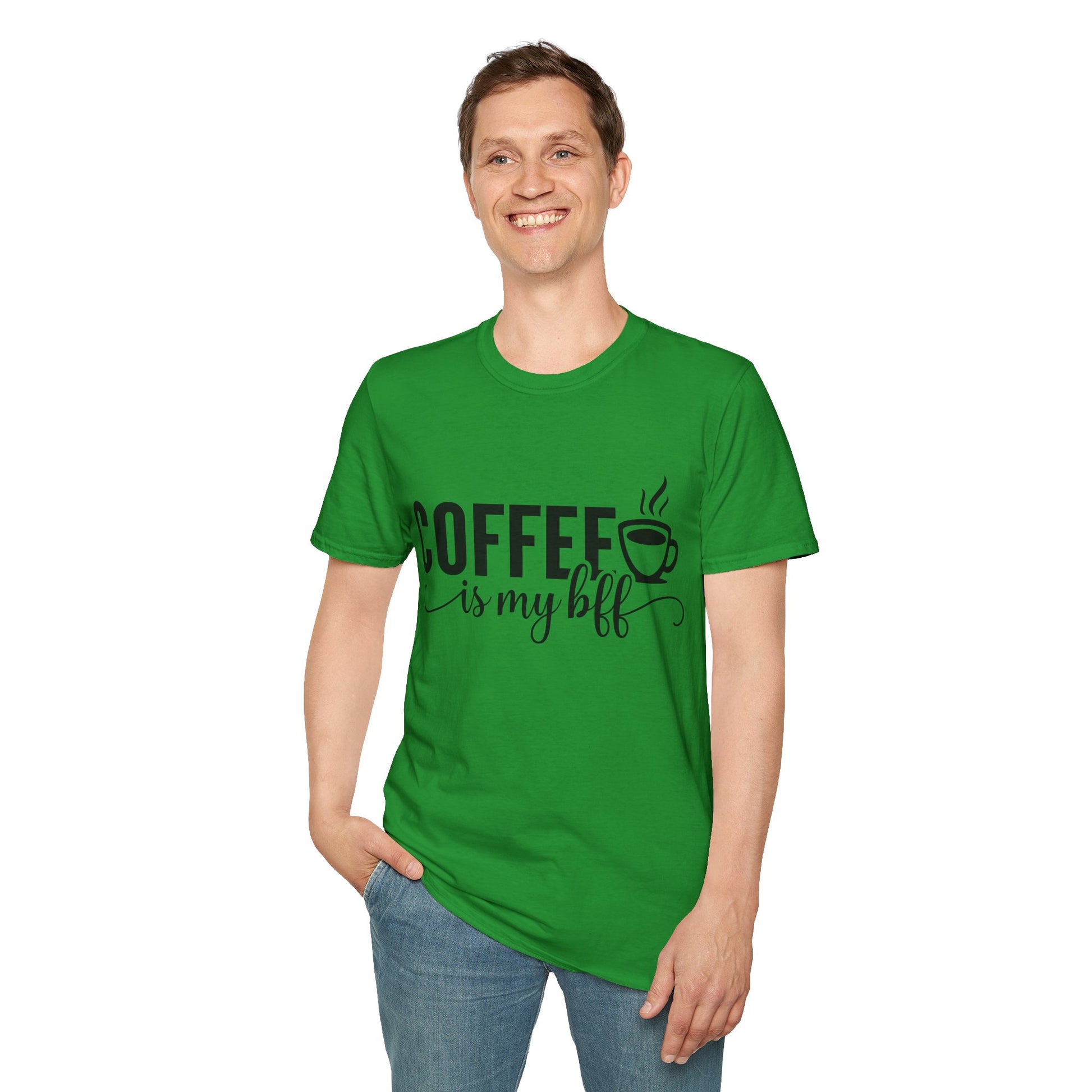 Coffee is My Bff Unisex T-Shirt, T-Shirt for Coffee Lovers