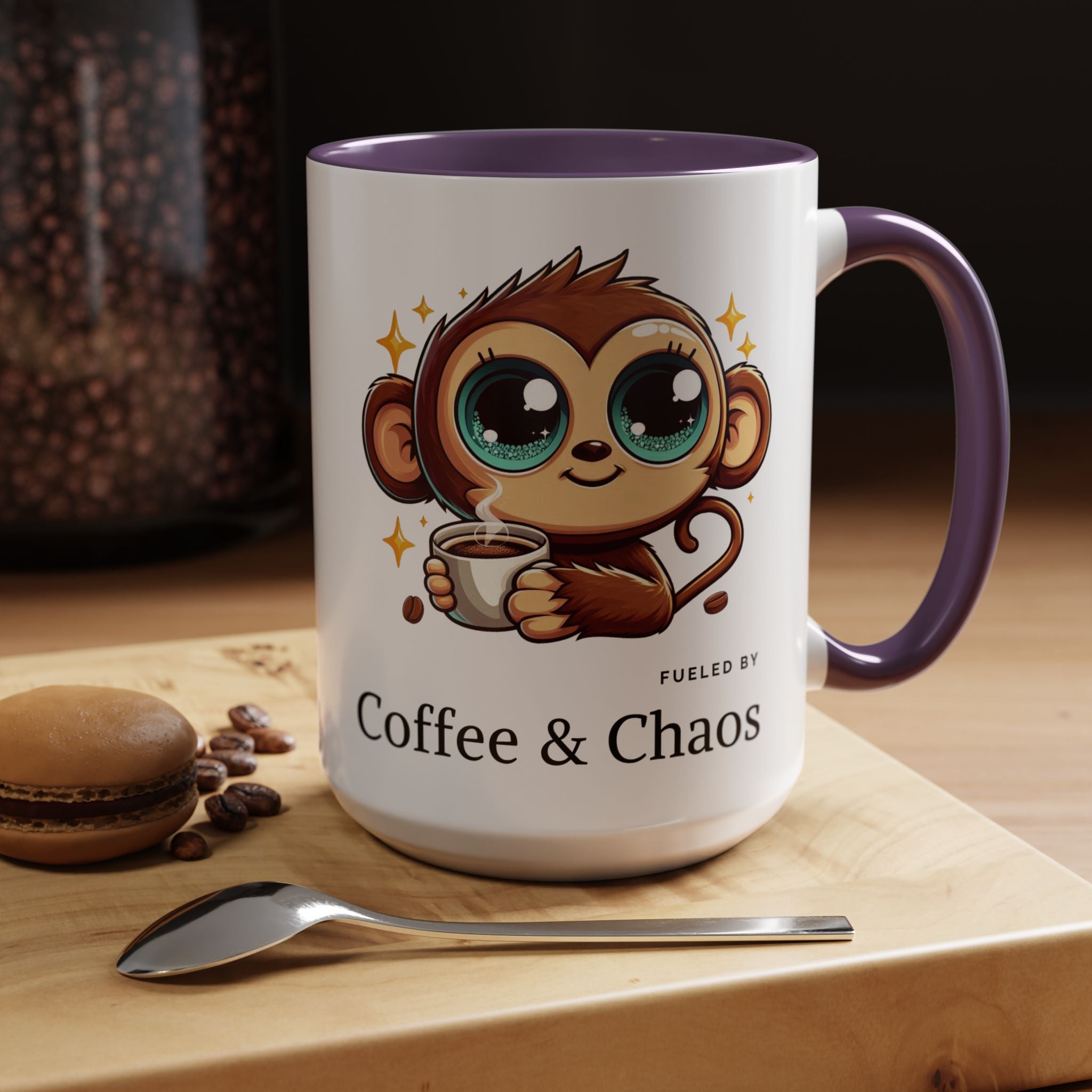 Whimsical Monkey Coffee Mug, Fun Gift for Coffee Lovers, Playful Kitchen Decor, Ideal for Birthdays, Christmas, Monkey Enthusiasts, [...]