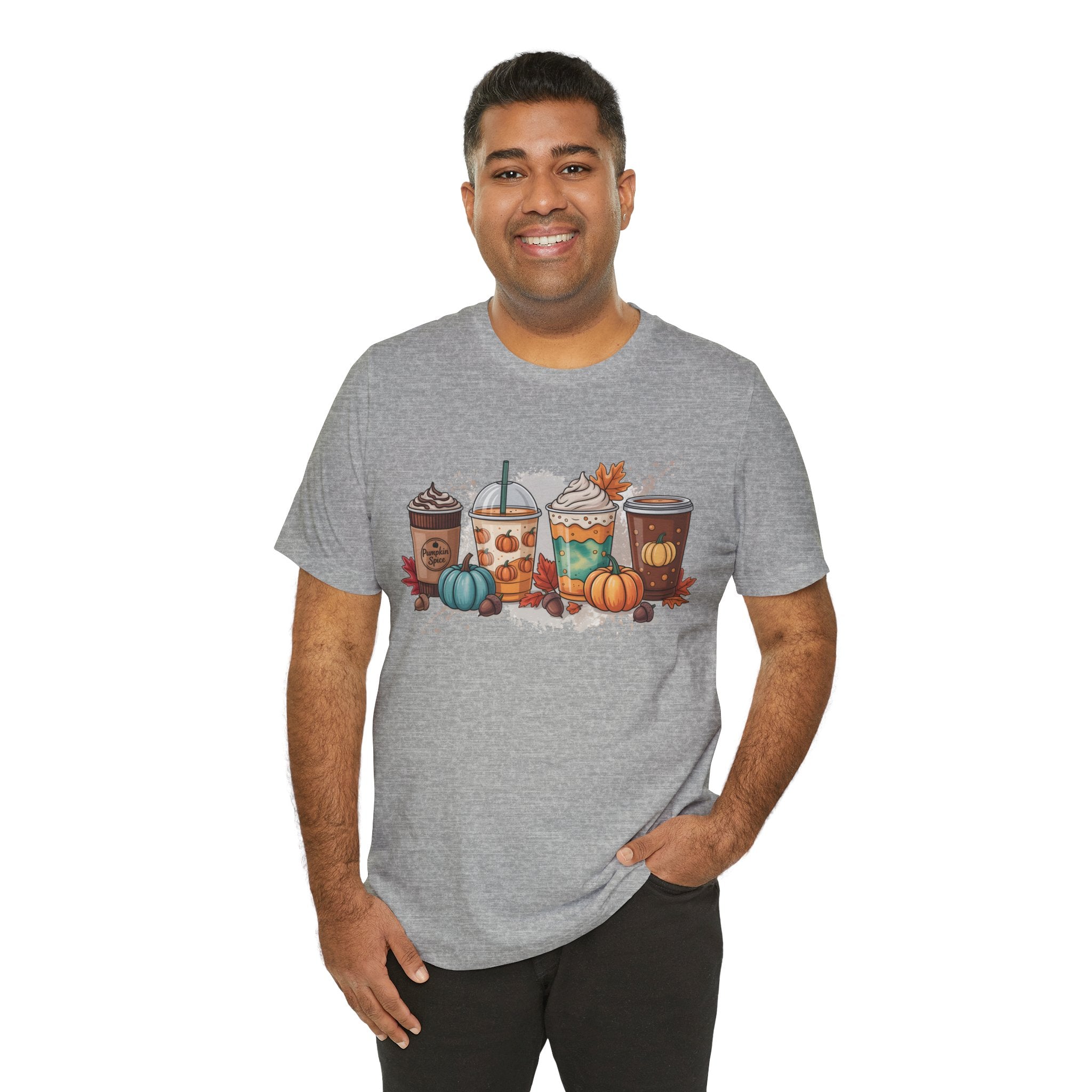 Cozy Fall Coffee Shirt, Autumn Vibes Shirt for Coffee Lovers, Unisex Casual Wear