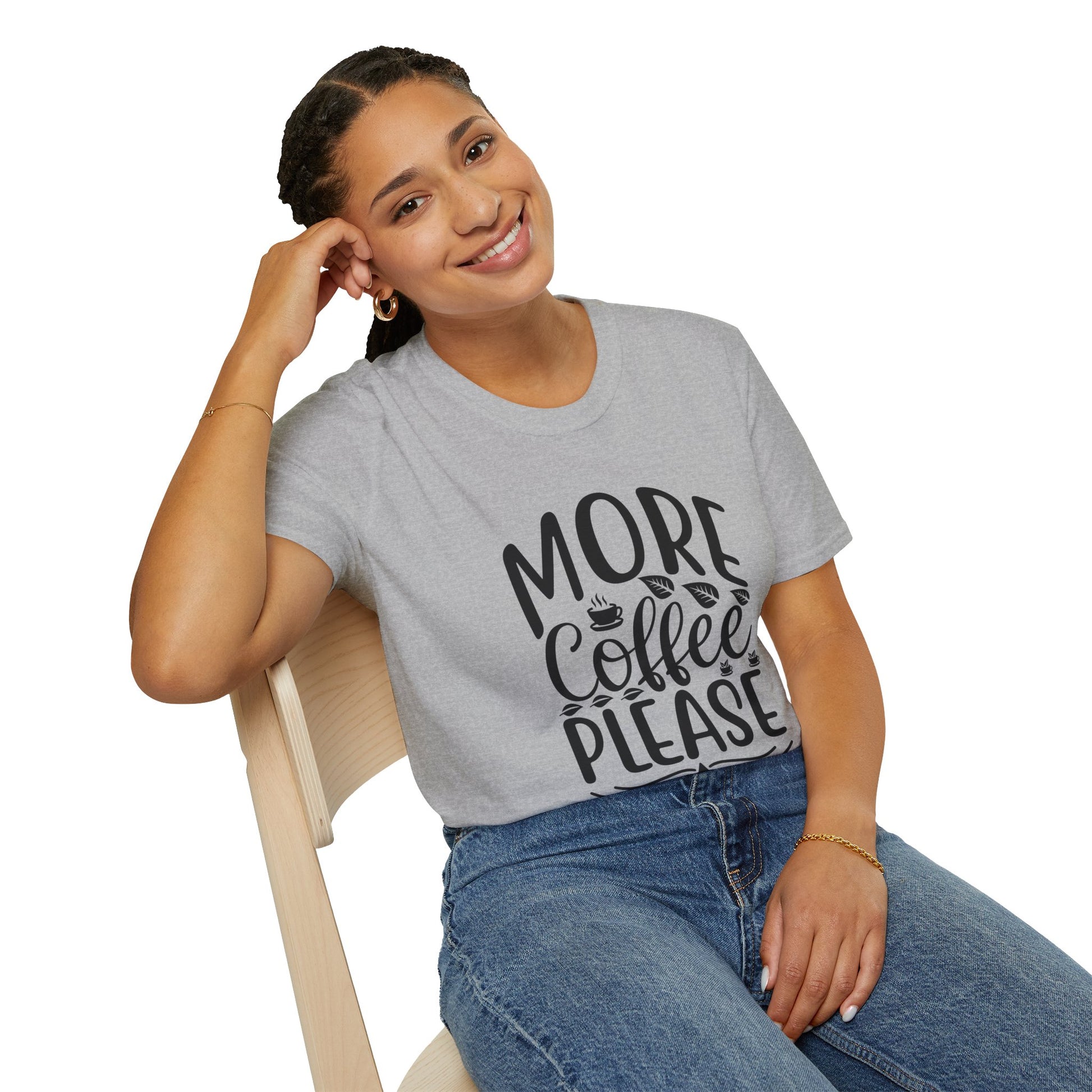 More Coffee Please Unisex T-Shirt, T-Shirt for Coffee Lovers